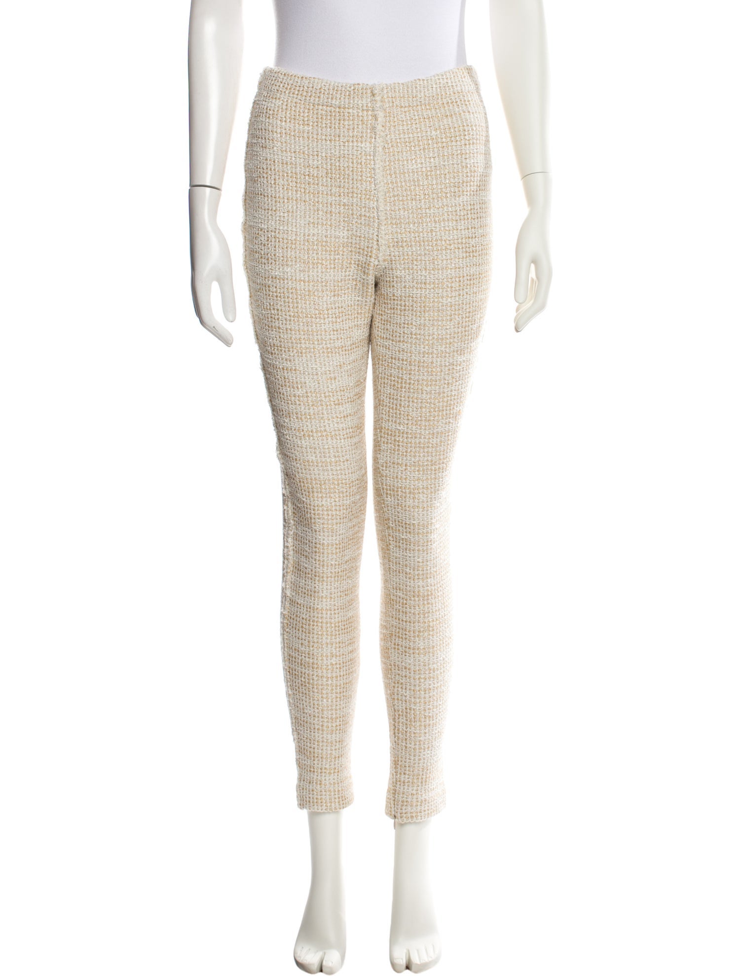 St. John Printed Skinny Leg Pants w/ Tags