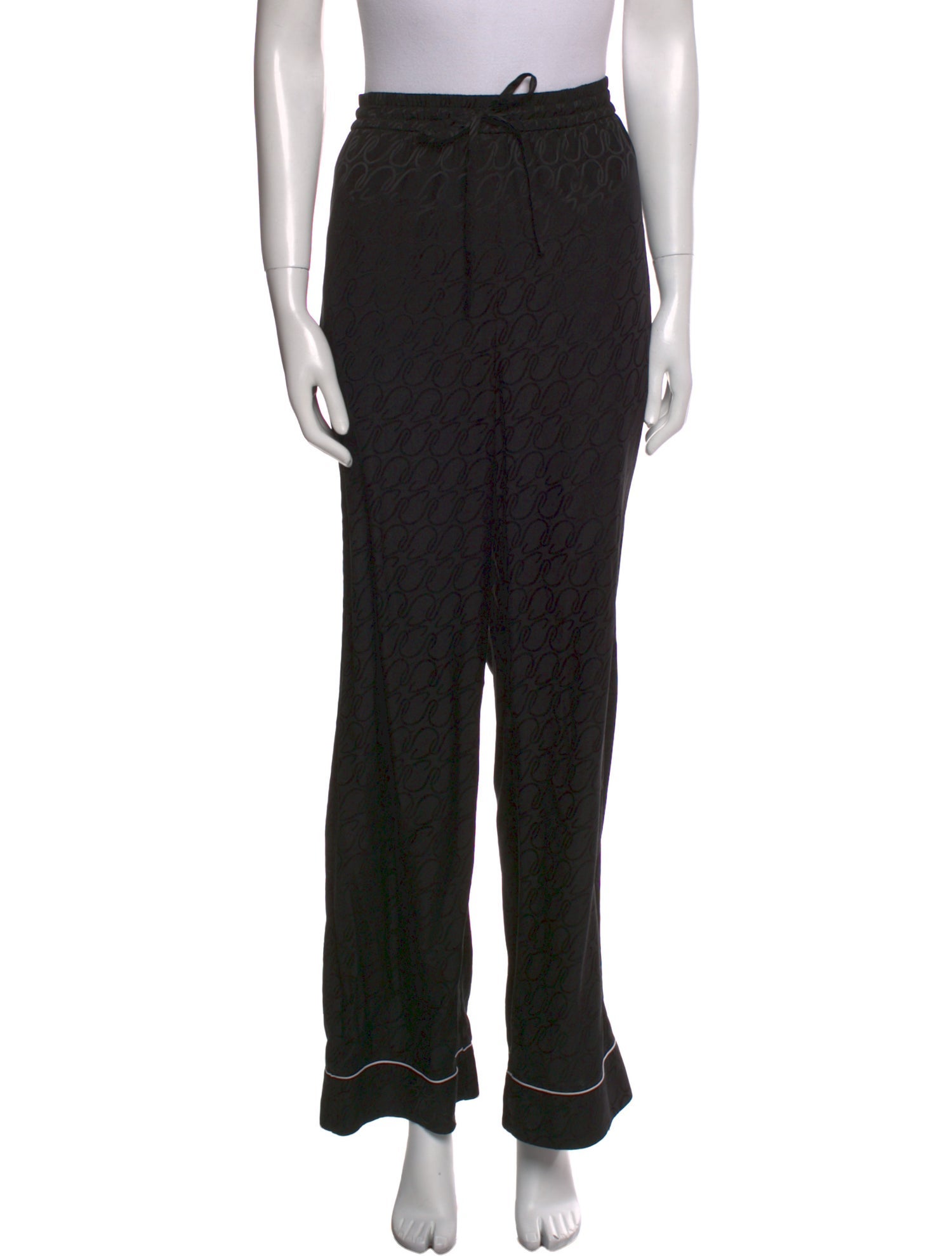 St. John Silk Wide Leg Pants