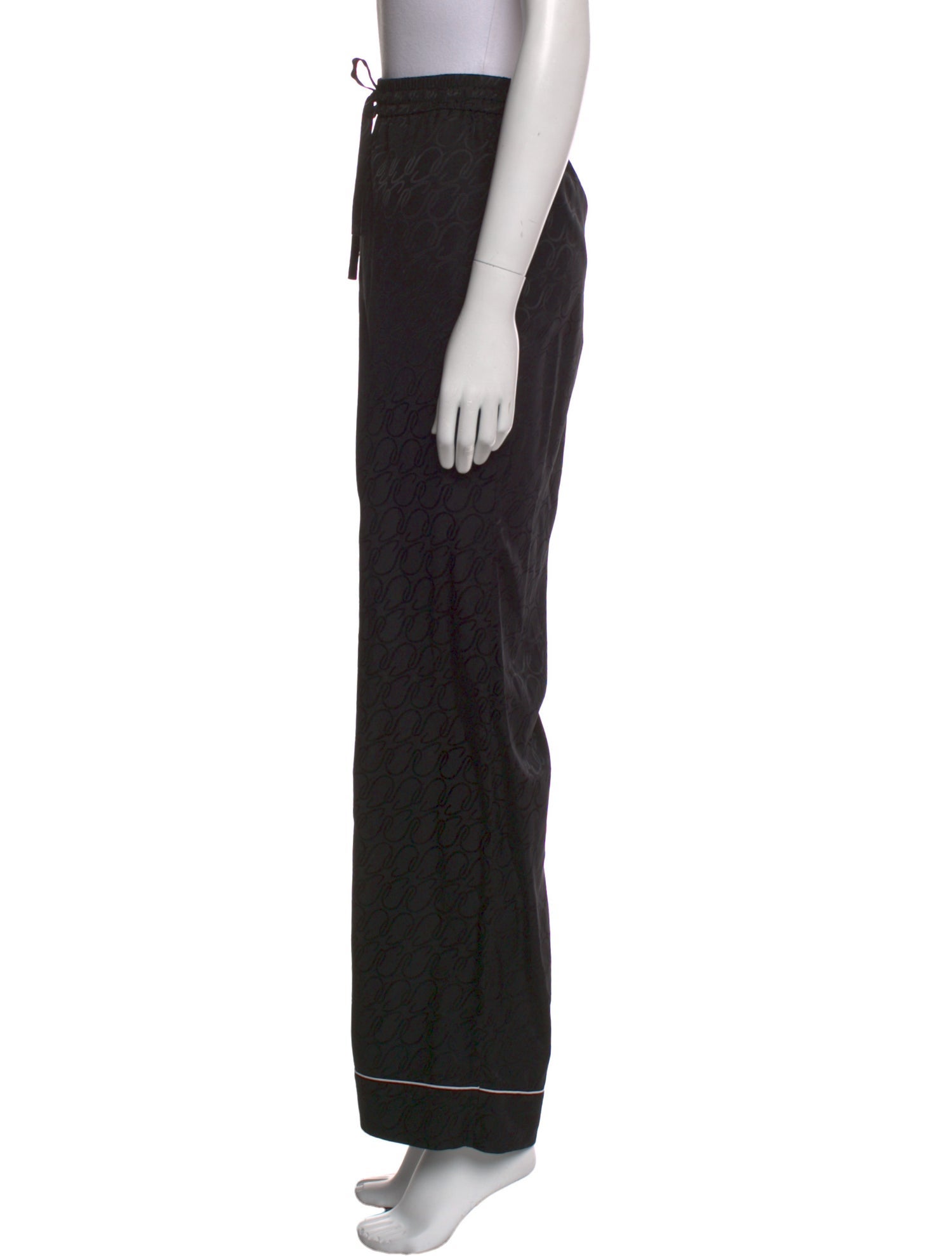 St. John Silk Wide Leg Pants