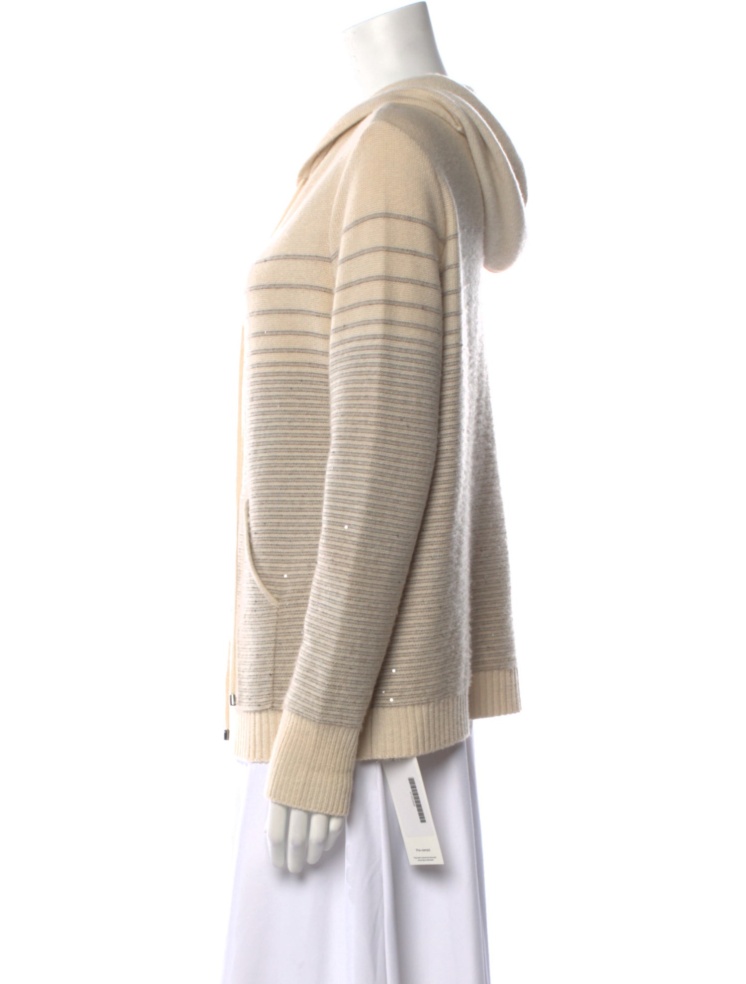 St. John Cashmere Striped Sweater