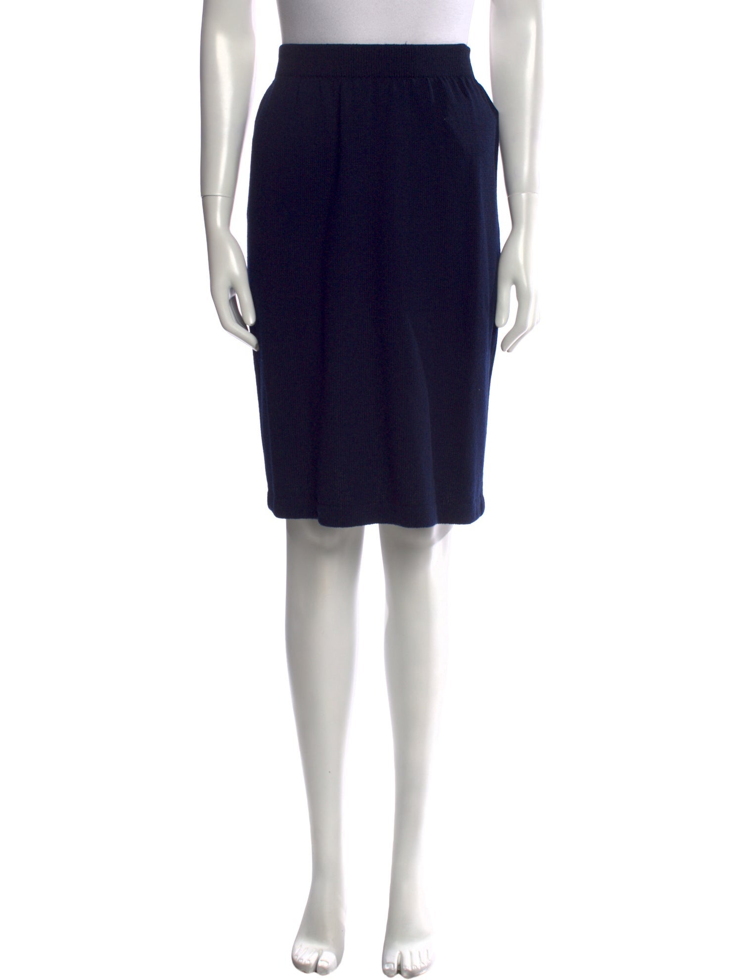St. John Wool Knee-Length Skirt