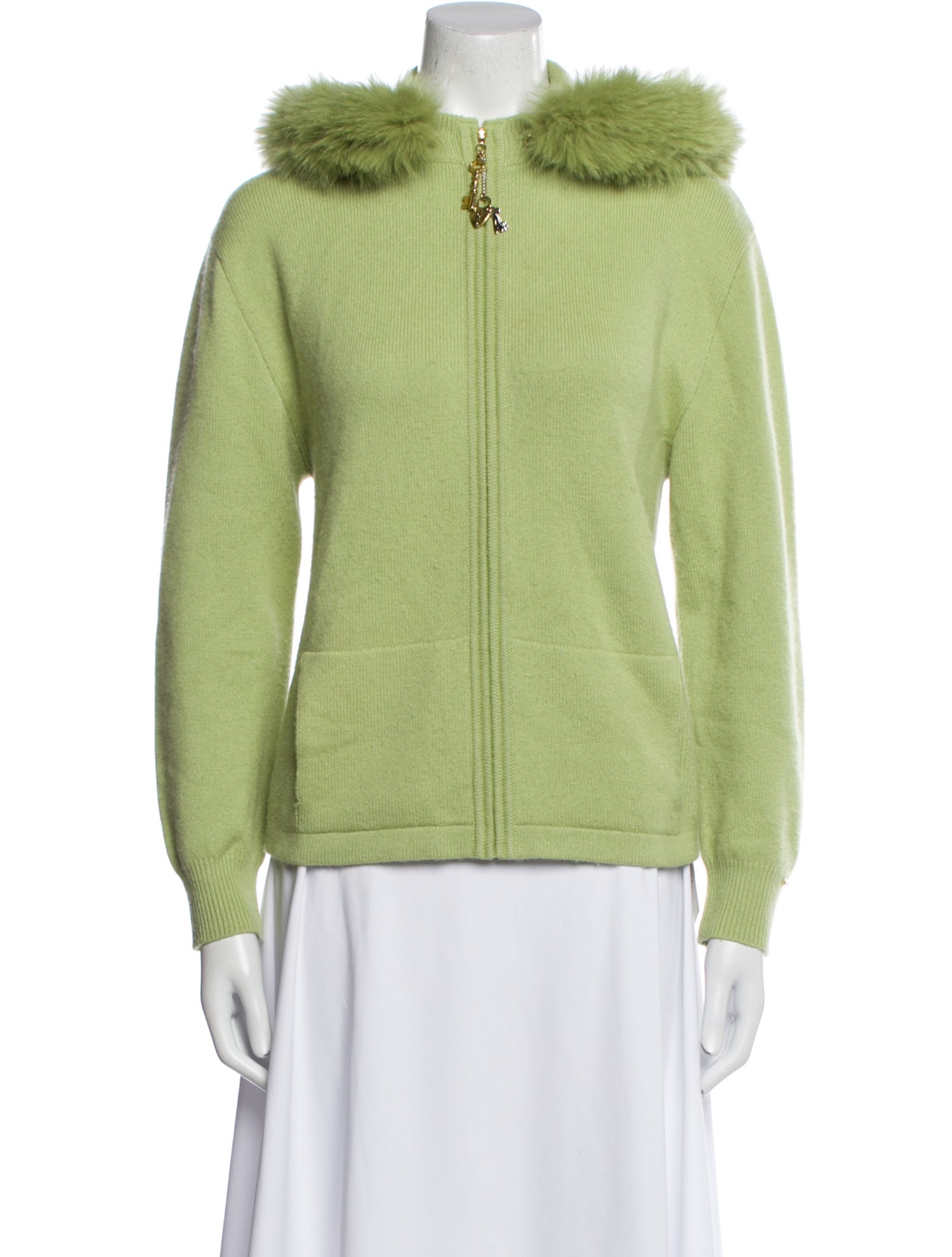 St. John Cashmere Fur Jacket