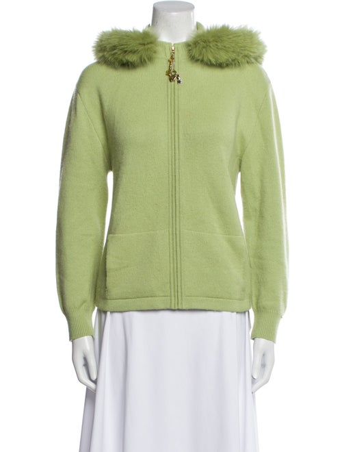 St. John Cashmere Fur Jacket