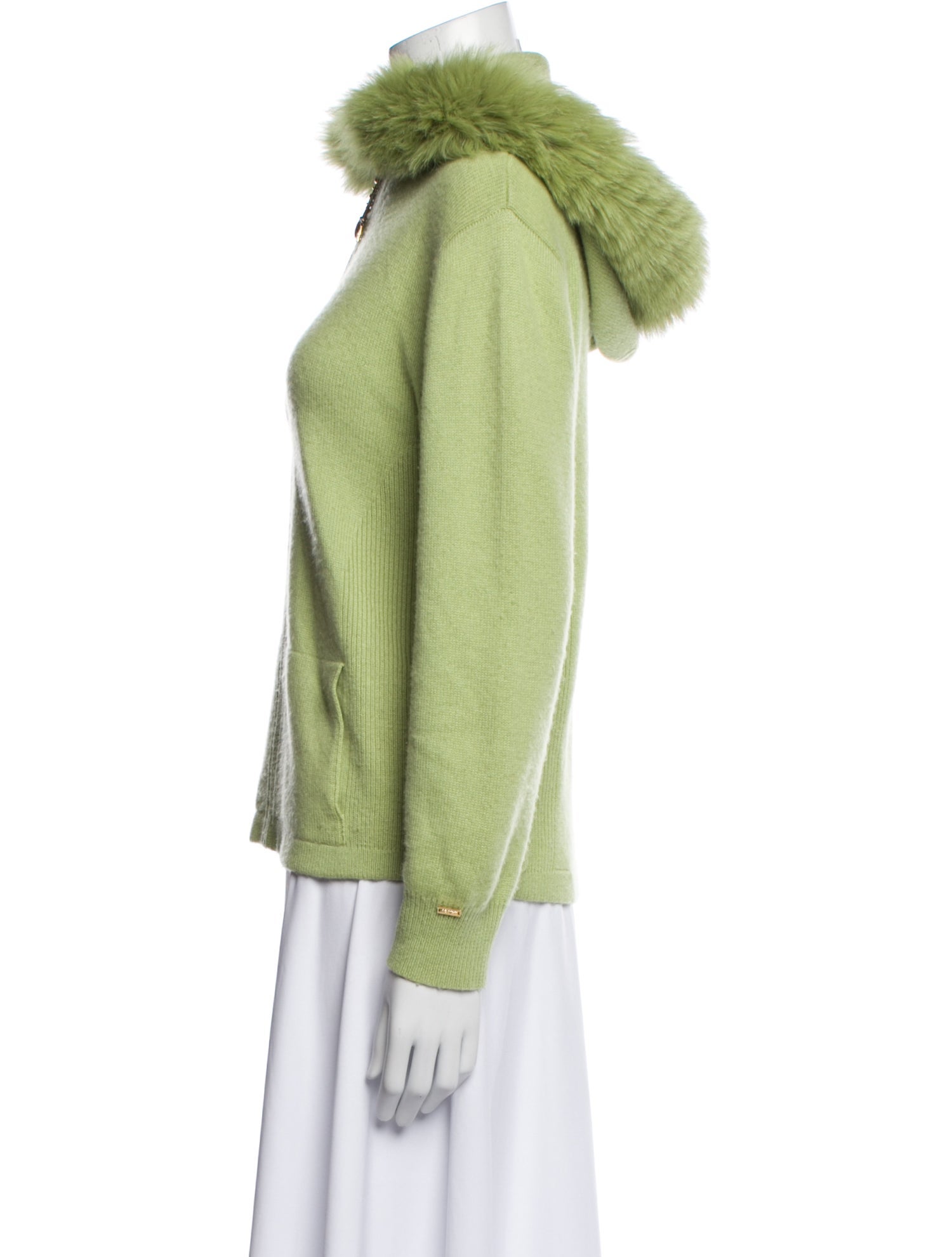 St. John Cashmere Fur Jacket