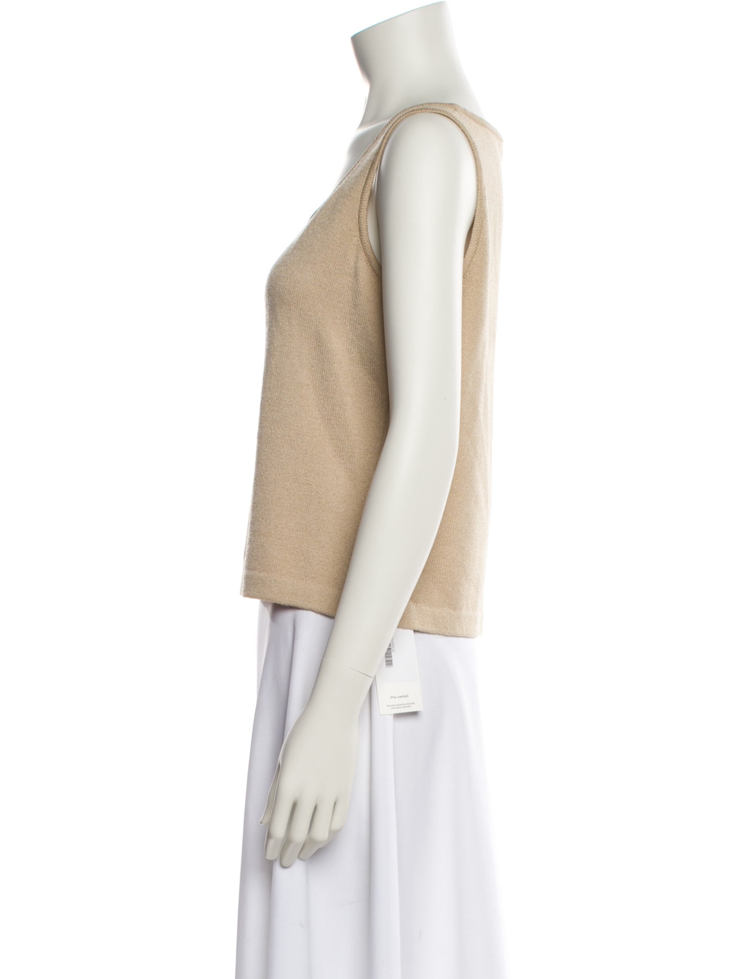 St. John Wool Scoop Neck Top