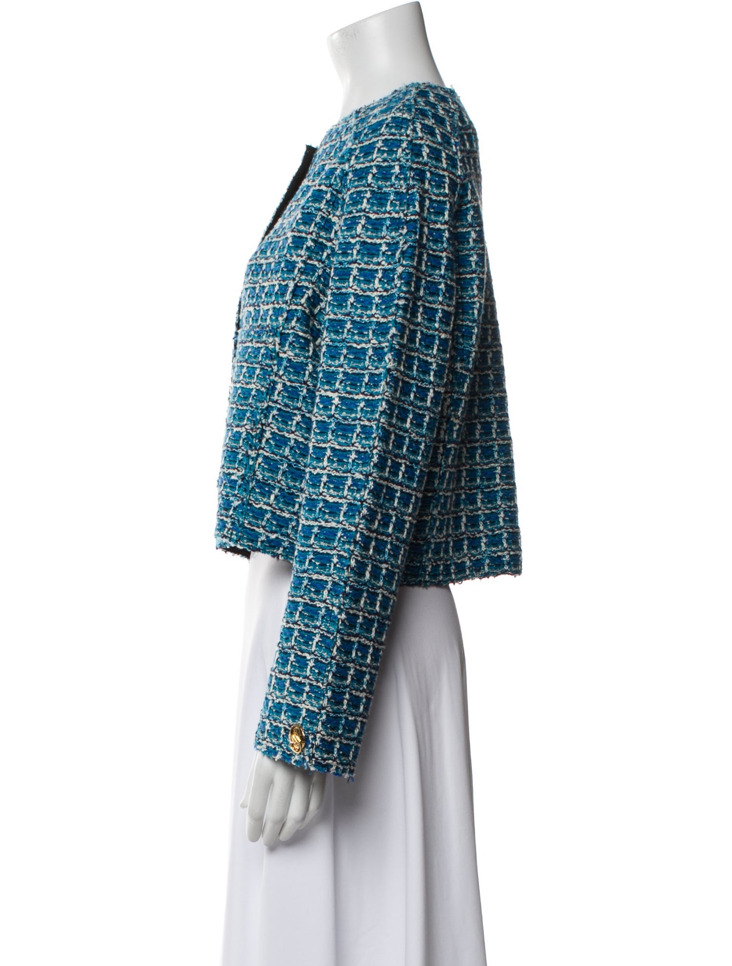 St. John Tweed Pattern Evening Jacket w/ Tags