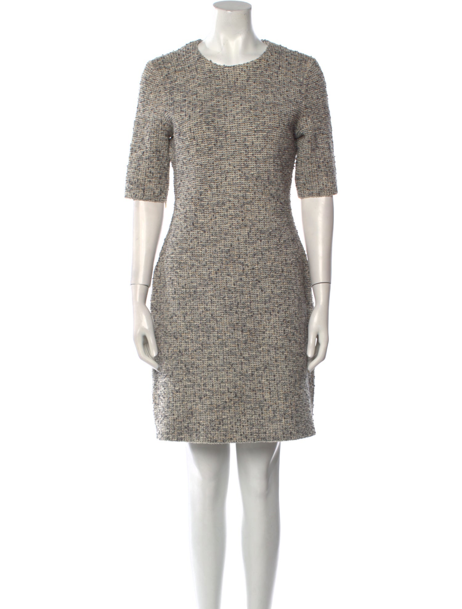 St. John Crew Neck Mini Dress