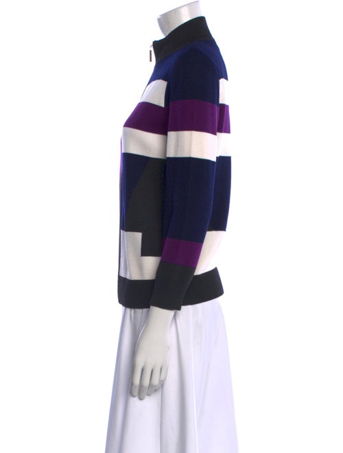 St. John Wool Striped Sweater