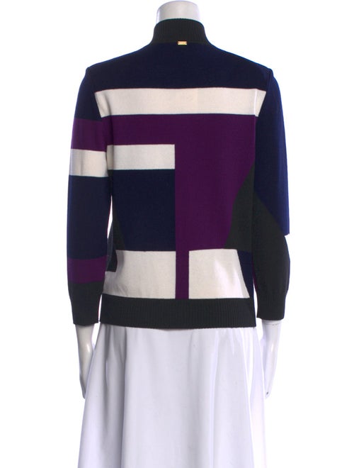 St. John Wool Striped Sweater