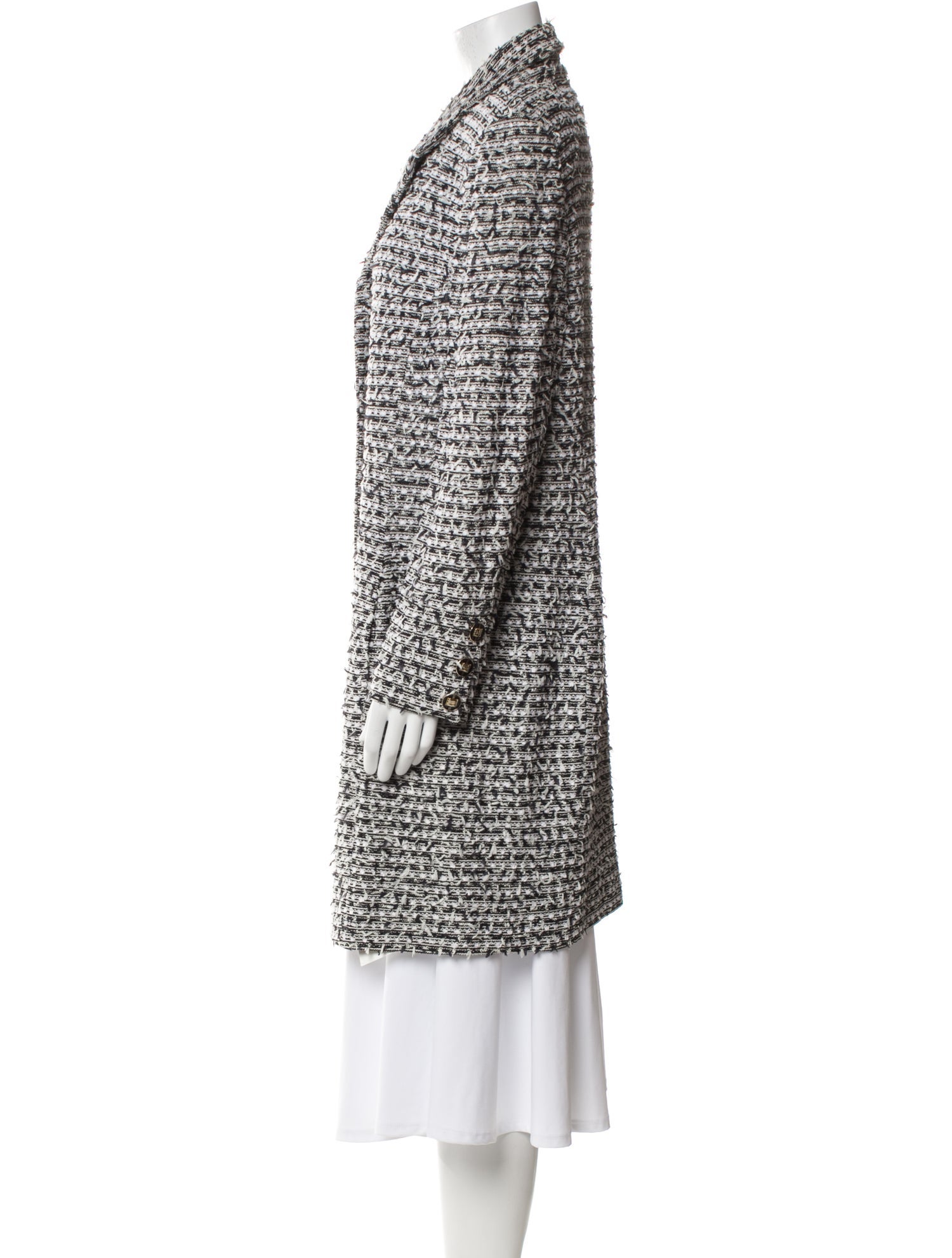 St. John Collection Striped Coat