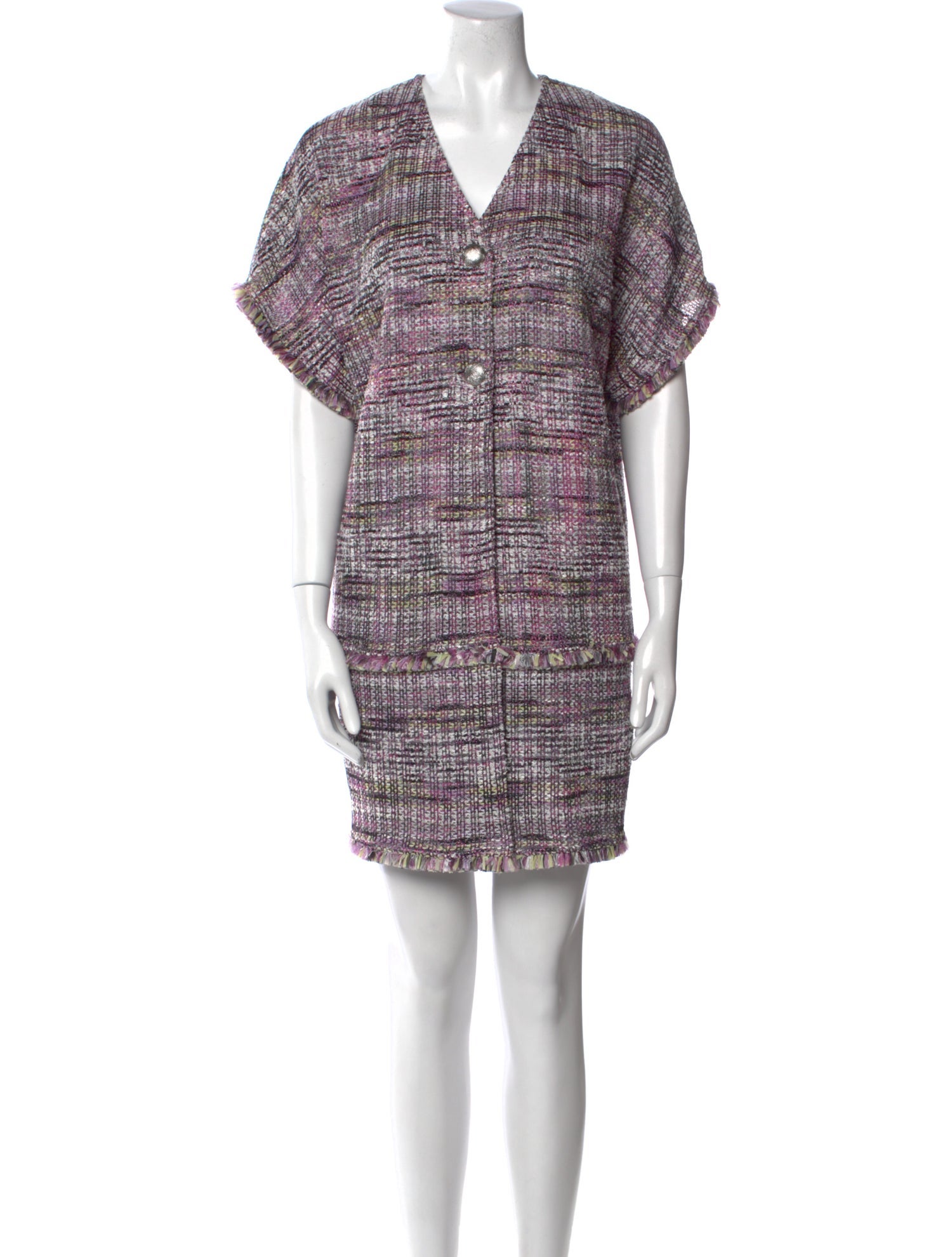 St. John Printed Mini Dress