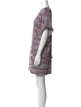 St. John Printed Mini Dress