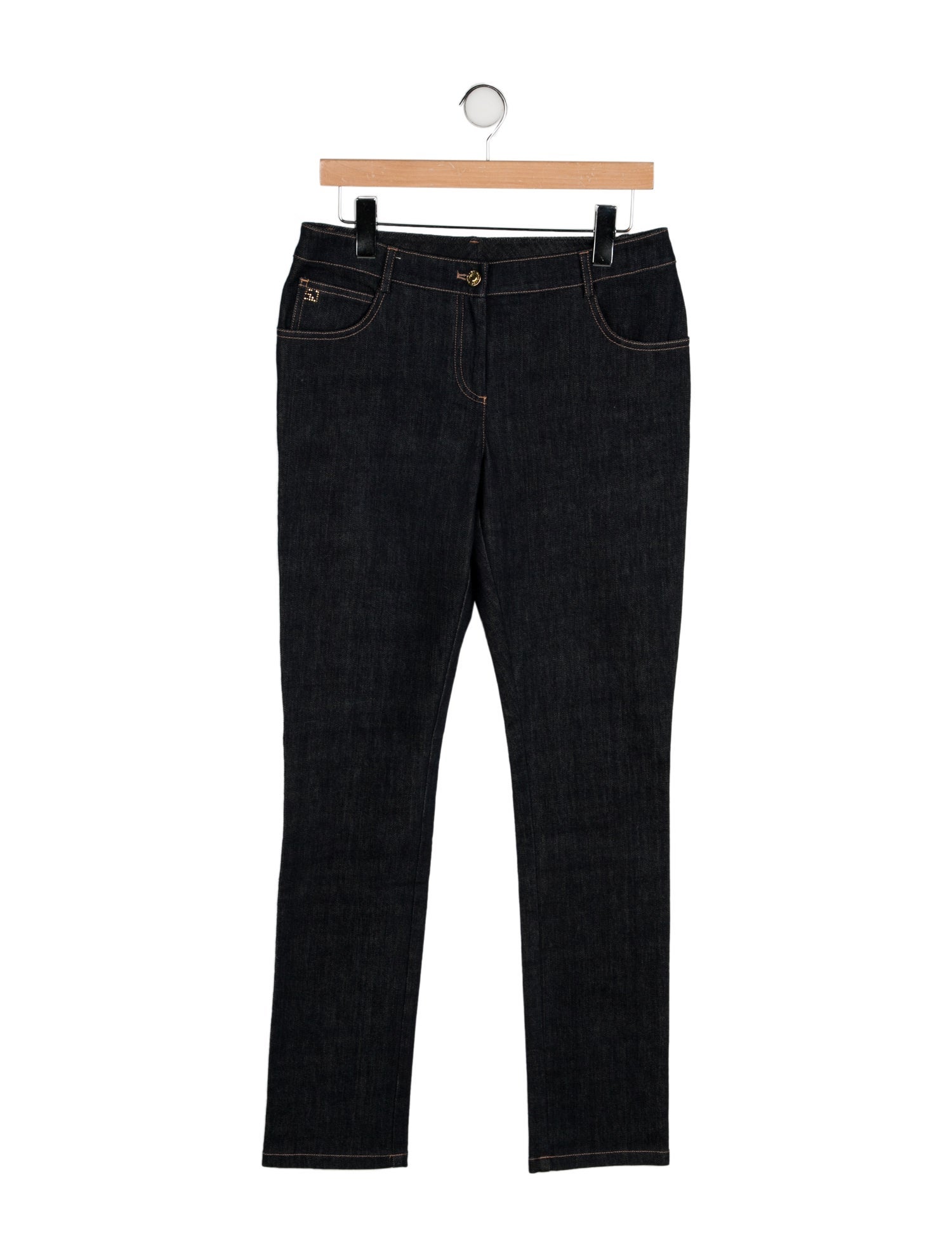 St. John High-Rise Straight Leg Jeans