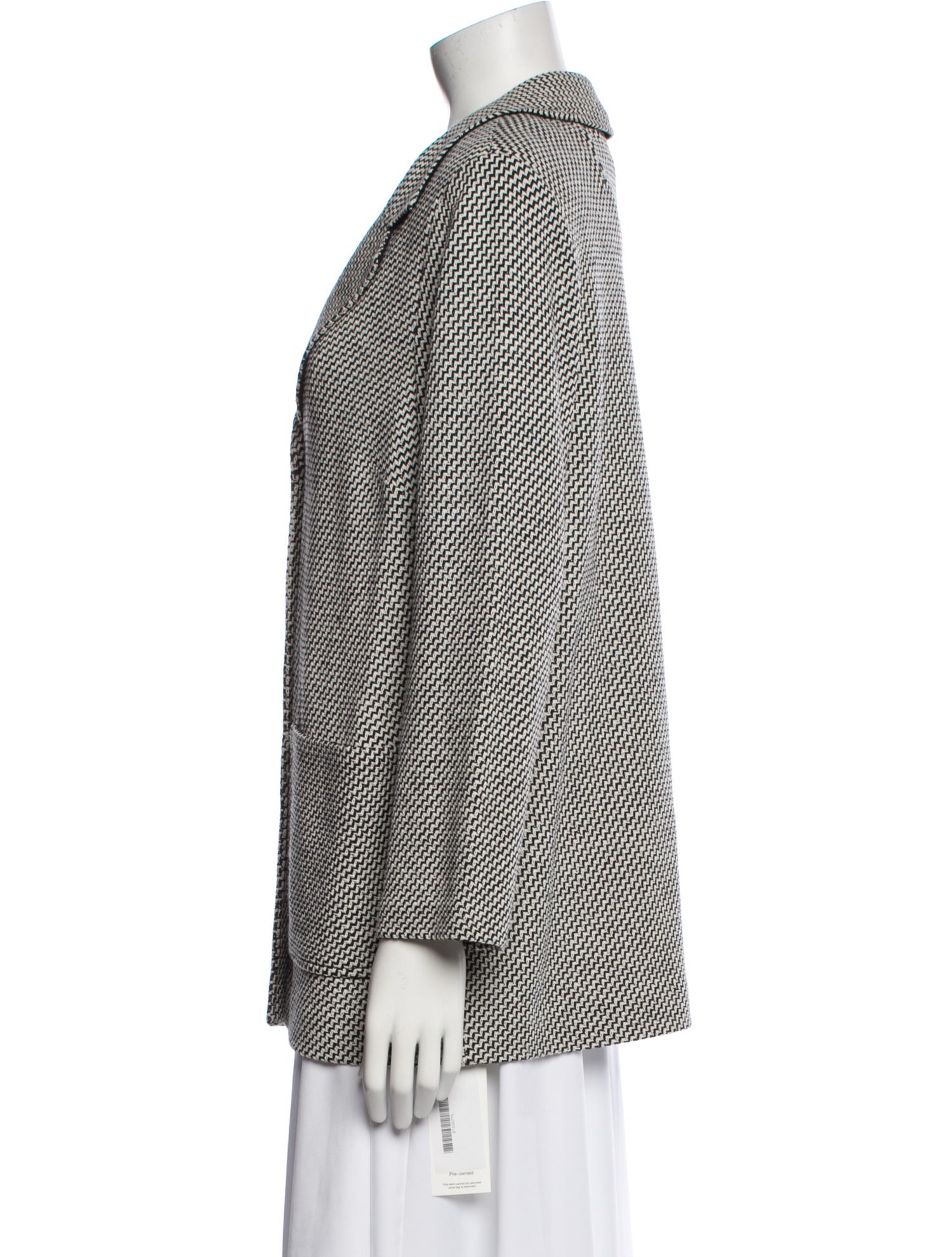 St. John Wool Printed Blazer