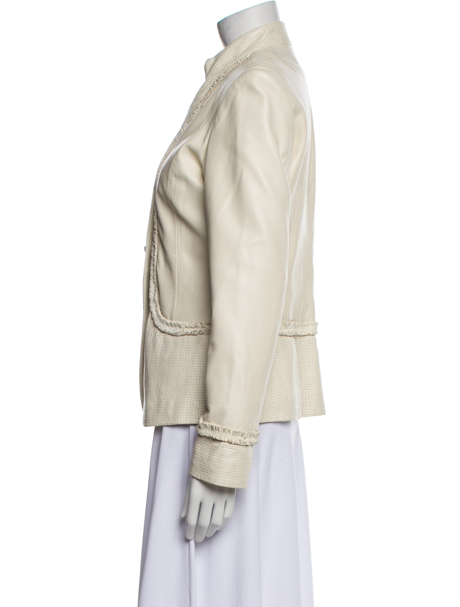 St. John Leather Evening Jacket