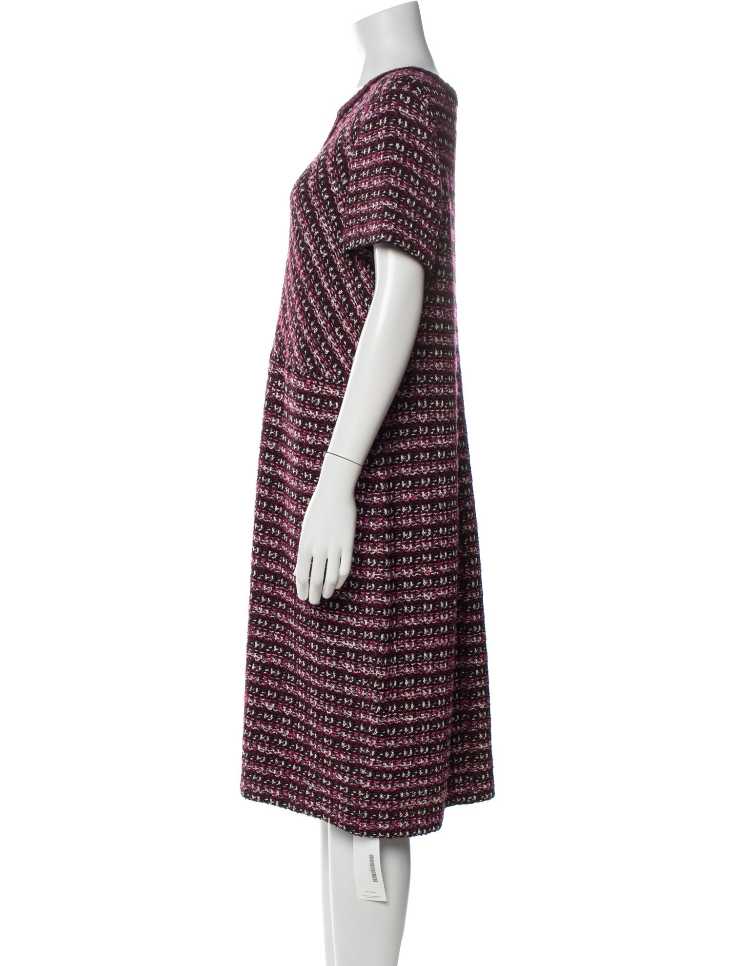 St. John Printed Midi Length Dress