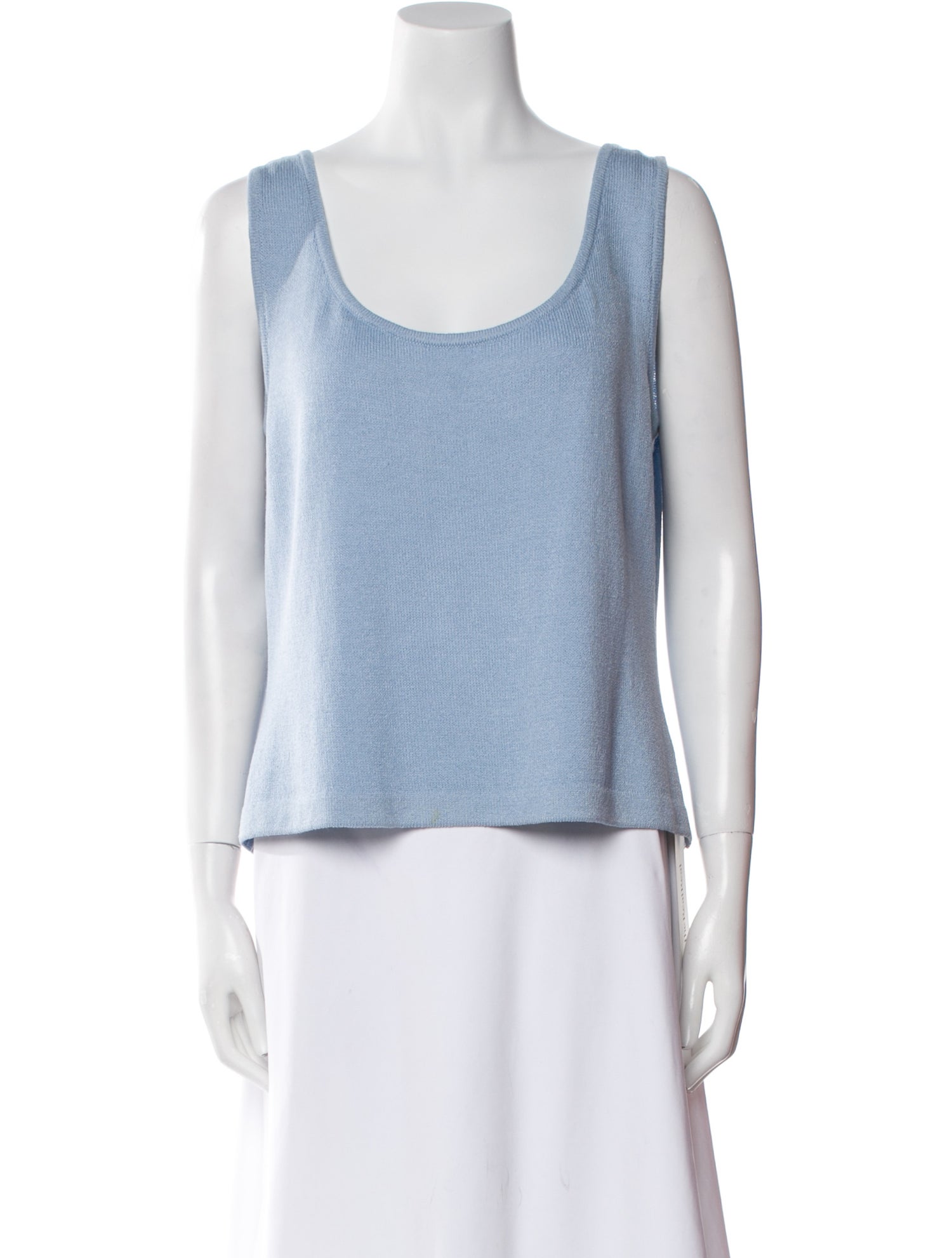 St. John Wool Scoop Neck Top