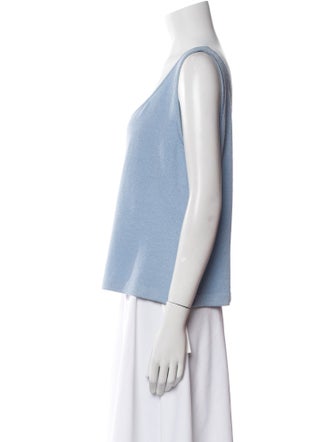 St. John Wool Scoop Neck Top