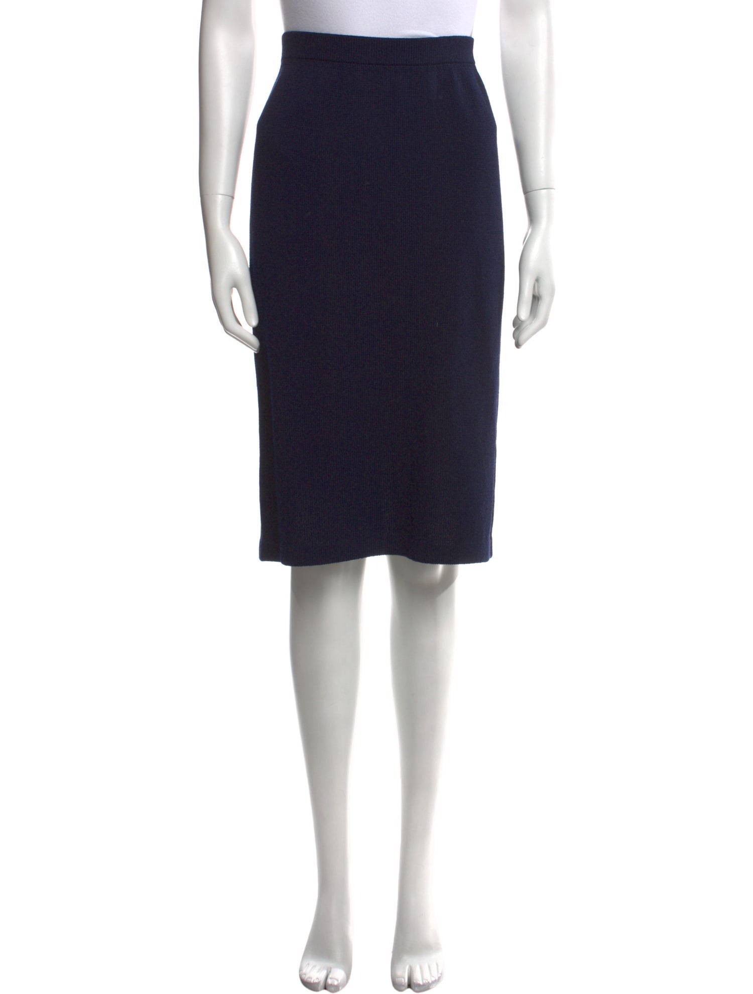 St. John Wool Knee-Length Skirt