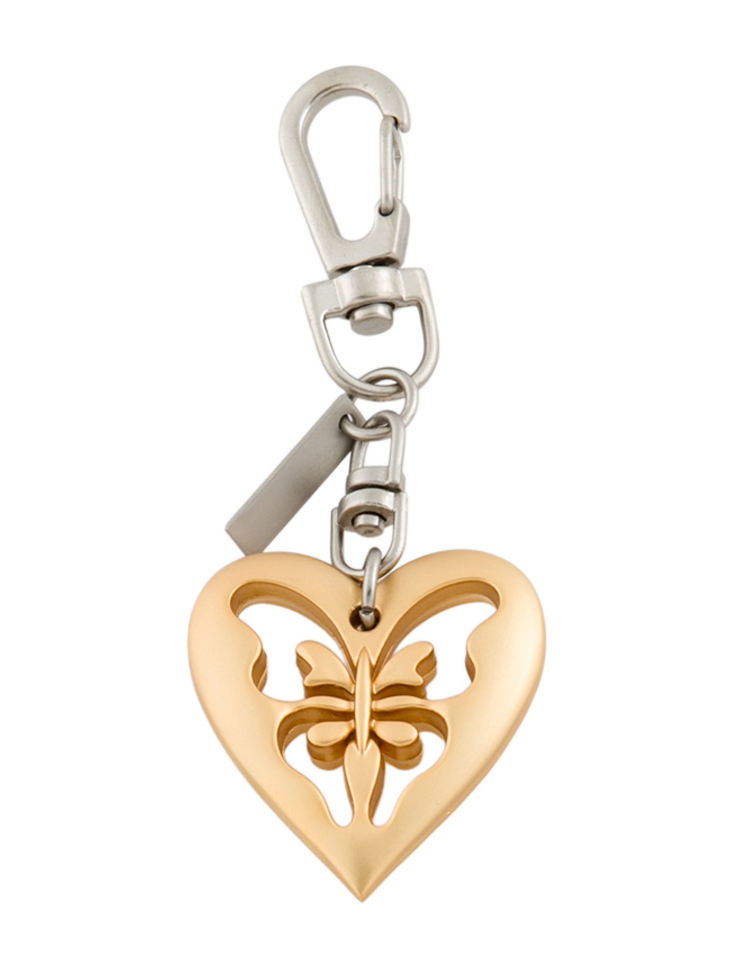St. John Heart Cutout Keychain Accessory