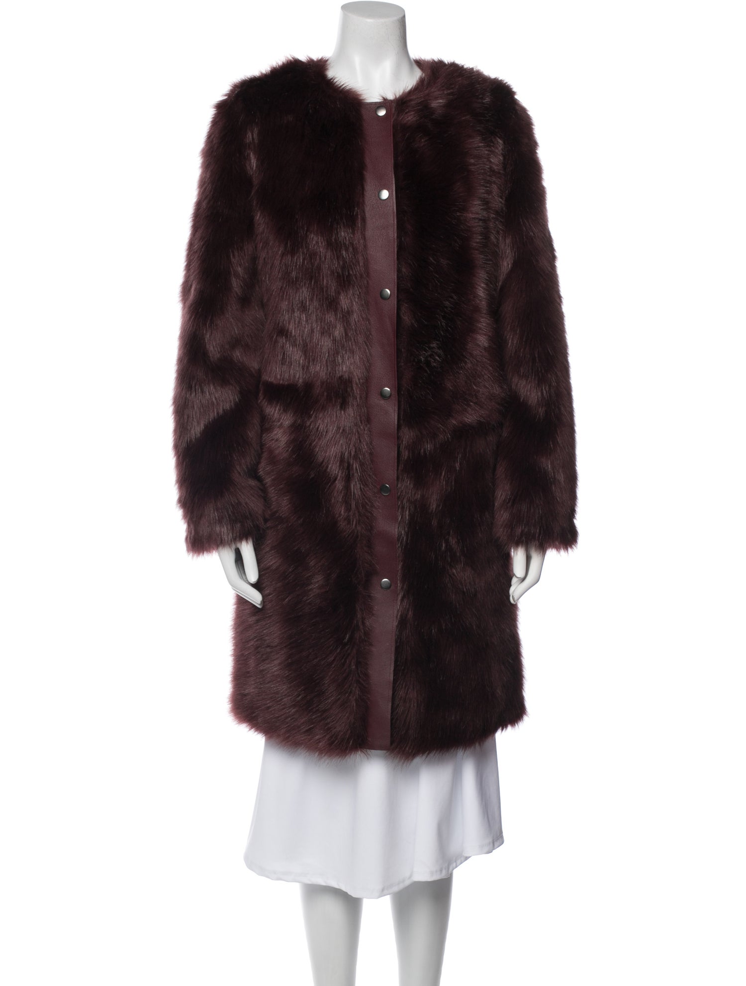 St. John Faux Fur Faux Fur Coat