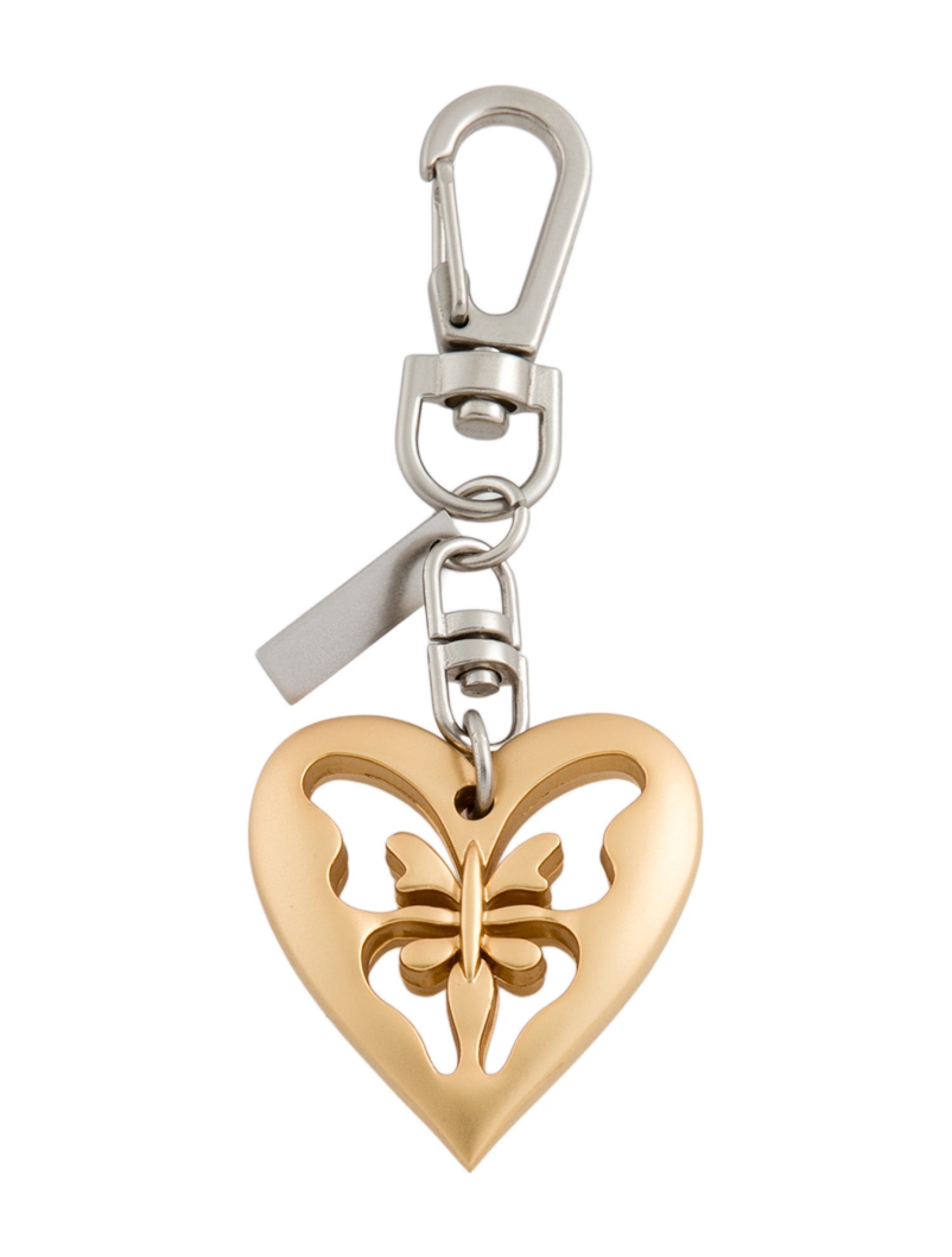 St. John Heart Cutout Keychain Accessory