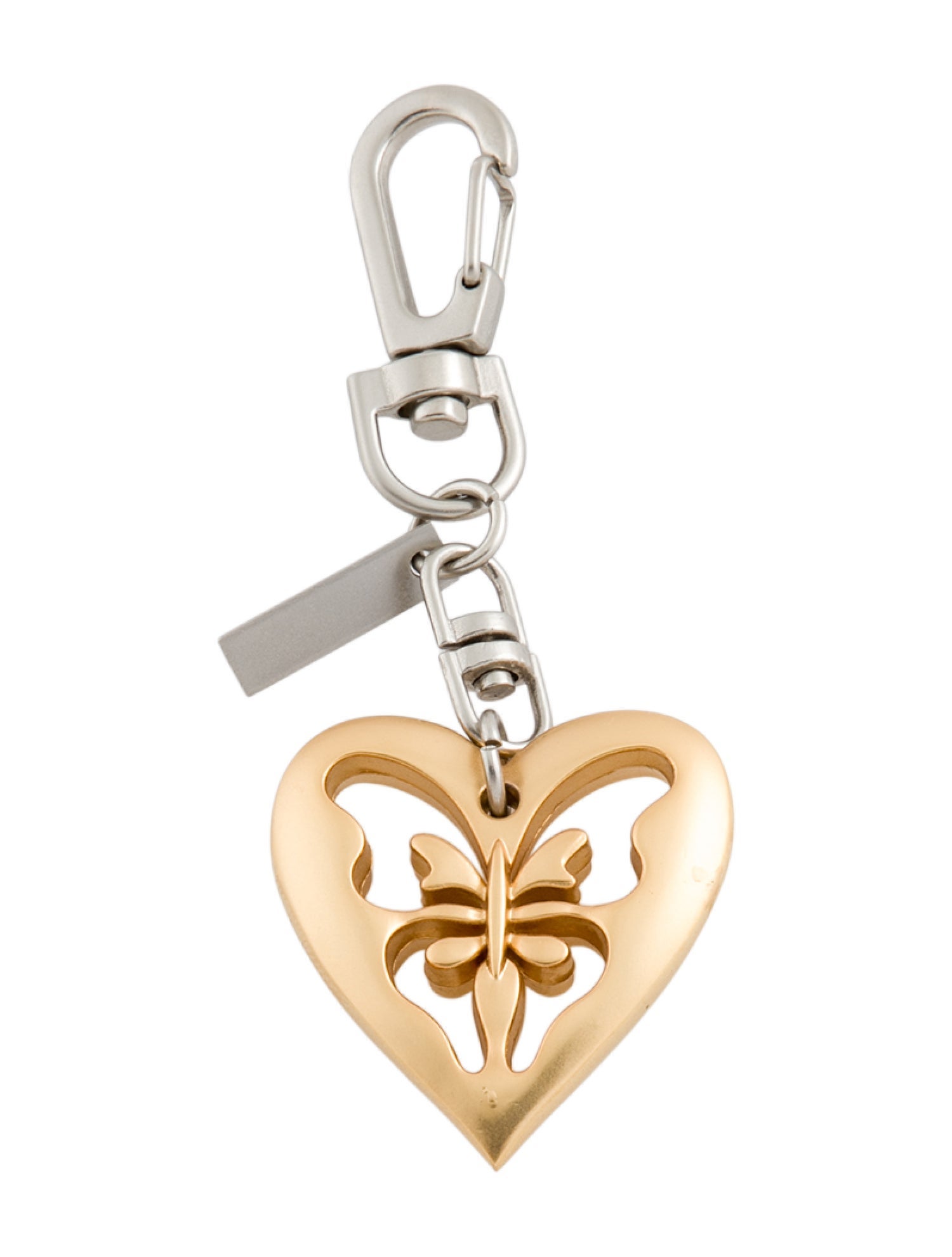 St. John Heart Cutout Keychain Accessory