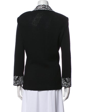 St. John Floral Print Evening Jacket