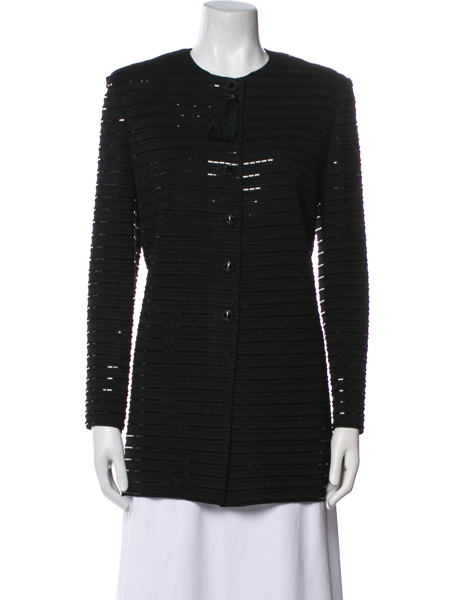 St. John Striped Evening Jacket