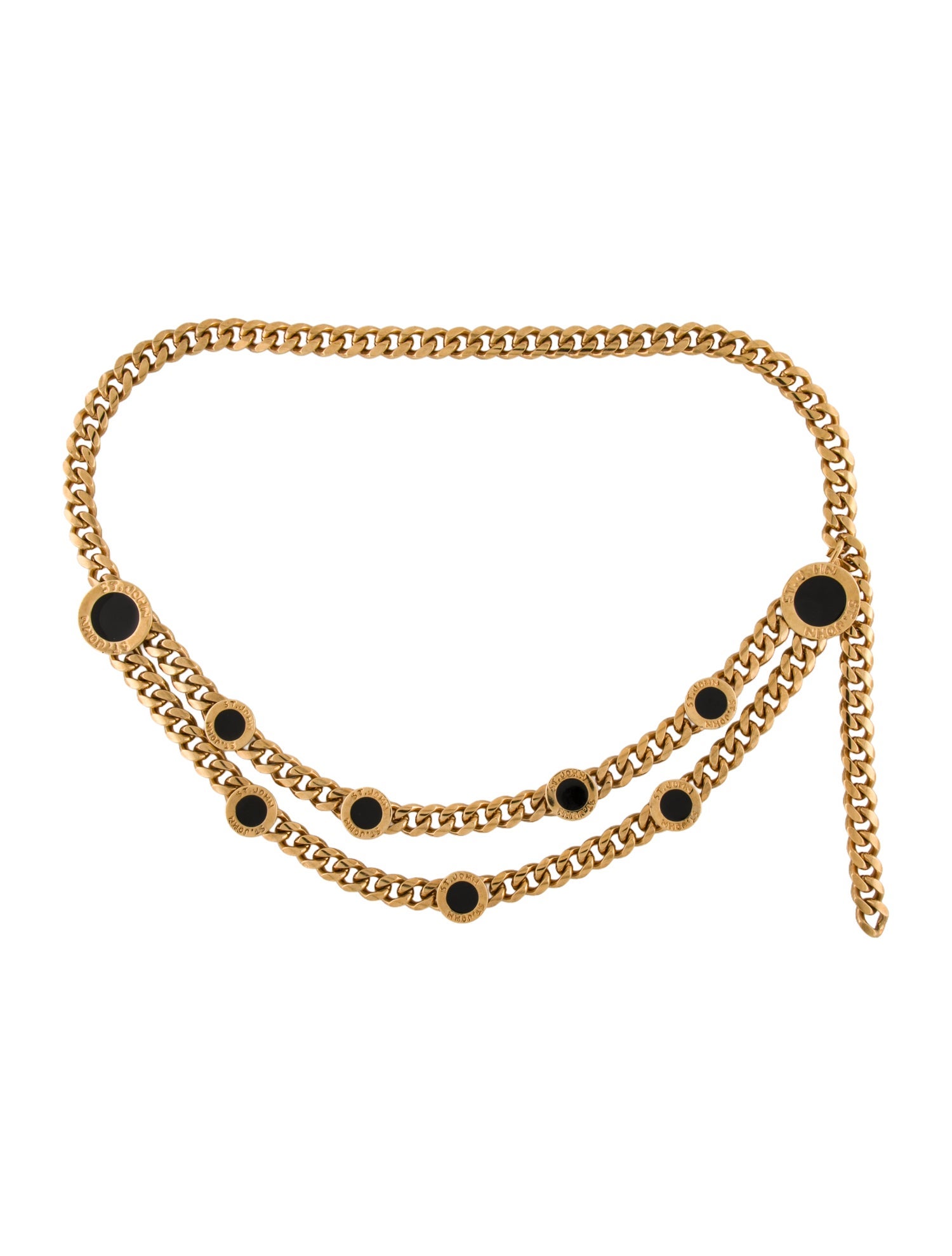 St. John Vintage Skinny Waist Belt