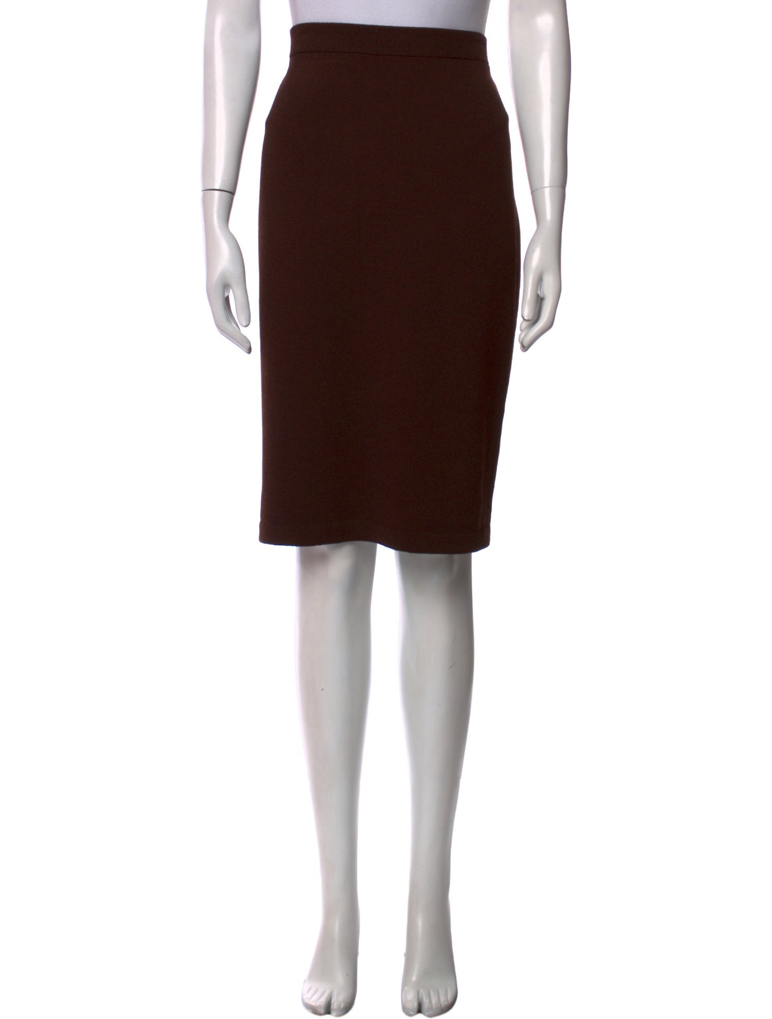 St. John Collection Wool Knee-Length Skirt