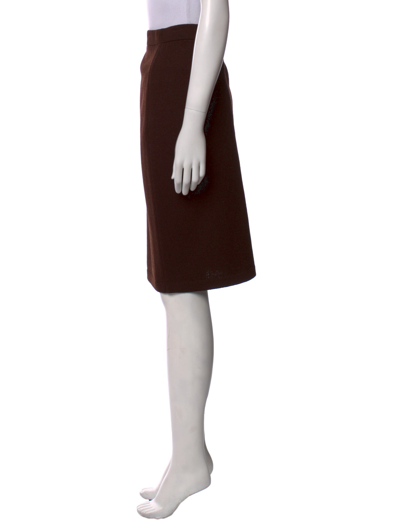 St. John Collection Wool Knee-Length Skirt