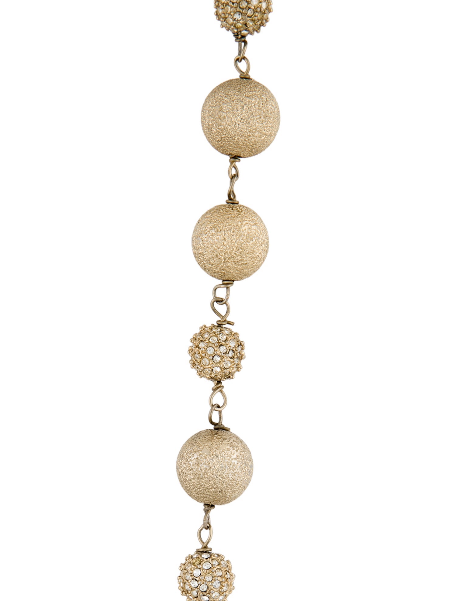 St. John Crystal Bead Strand Necklace