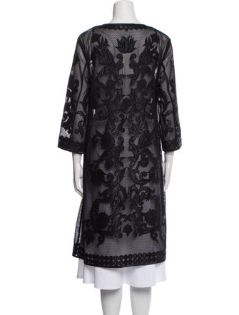 St. John Floral Print Evening Jacket