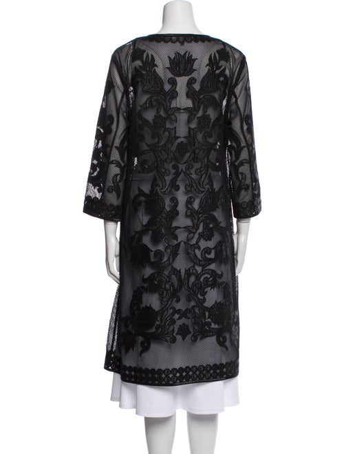 St. John Floral Print Evening Jacket