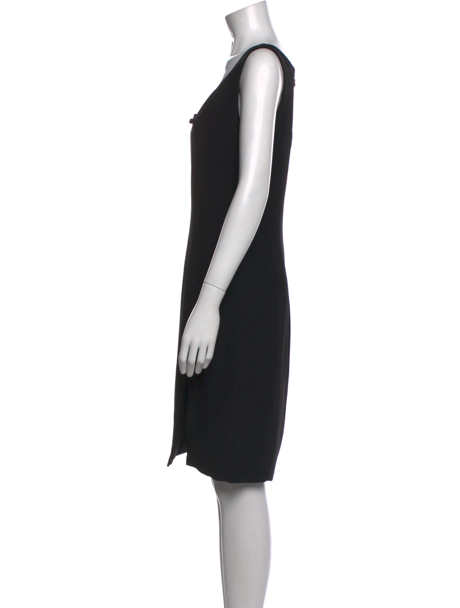 St. John V-Neck Knee-Length Dress