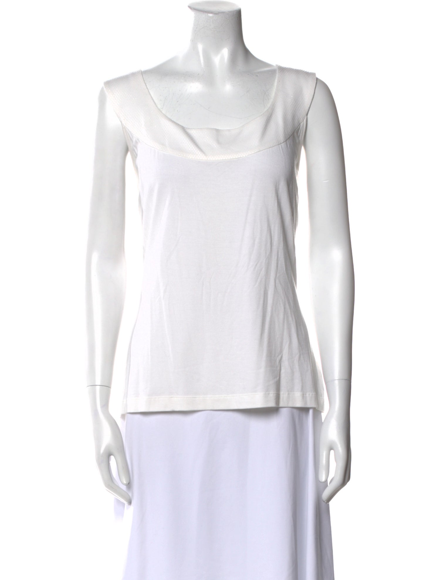 St. John Scoop Neck Sleeveless Top w/ Tags