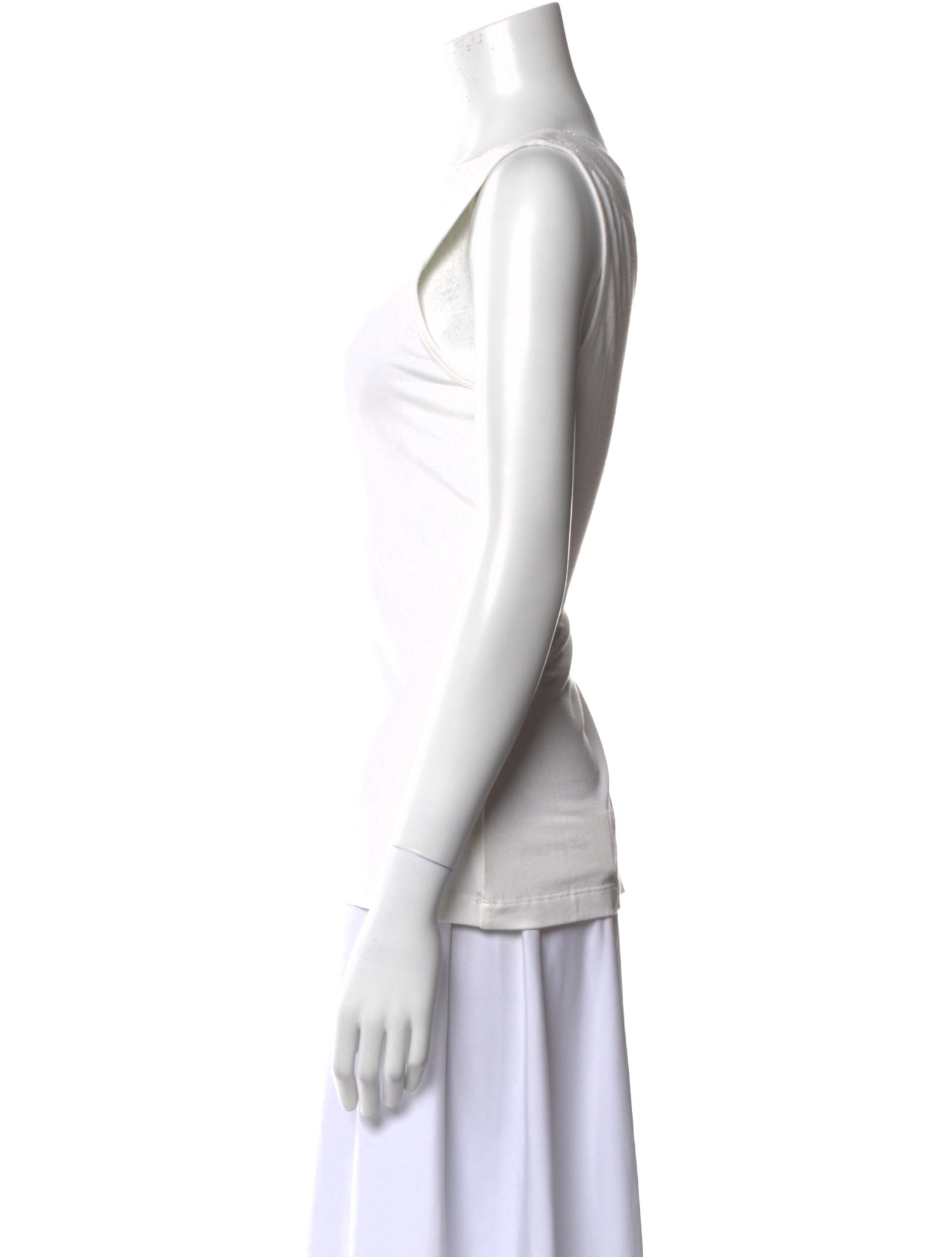 St. John Scoop Neck Sleeveless Top w/ Tags