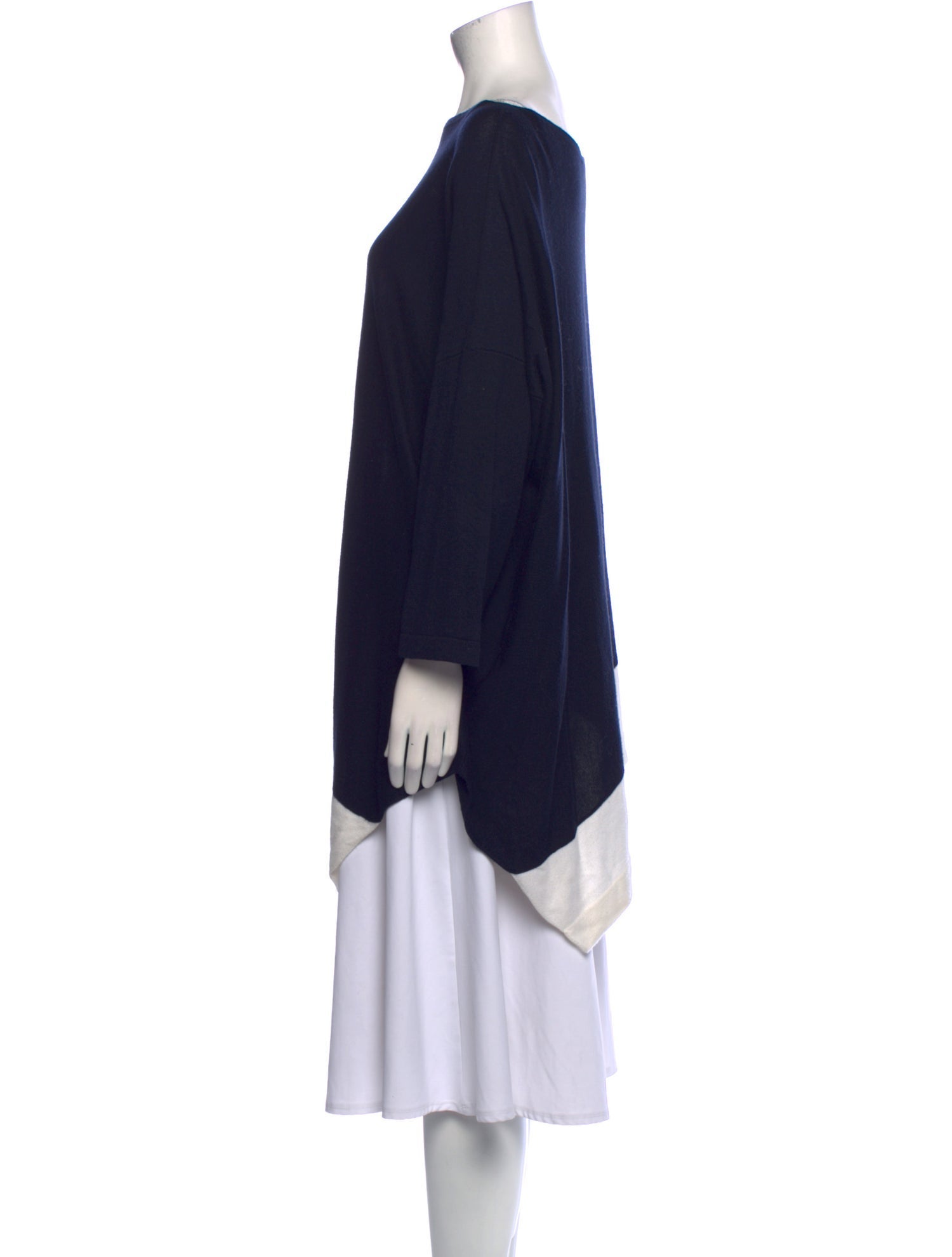 St. John Striped Bateau Neckline Sweater