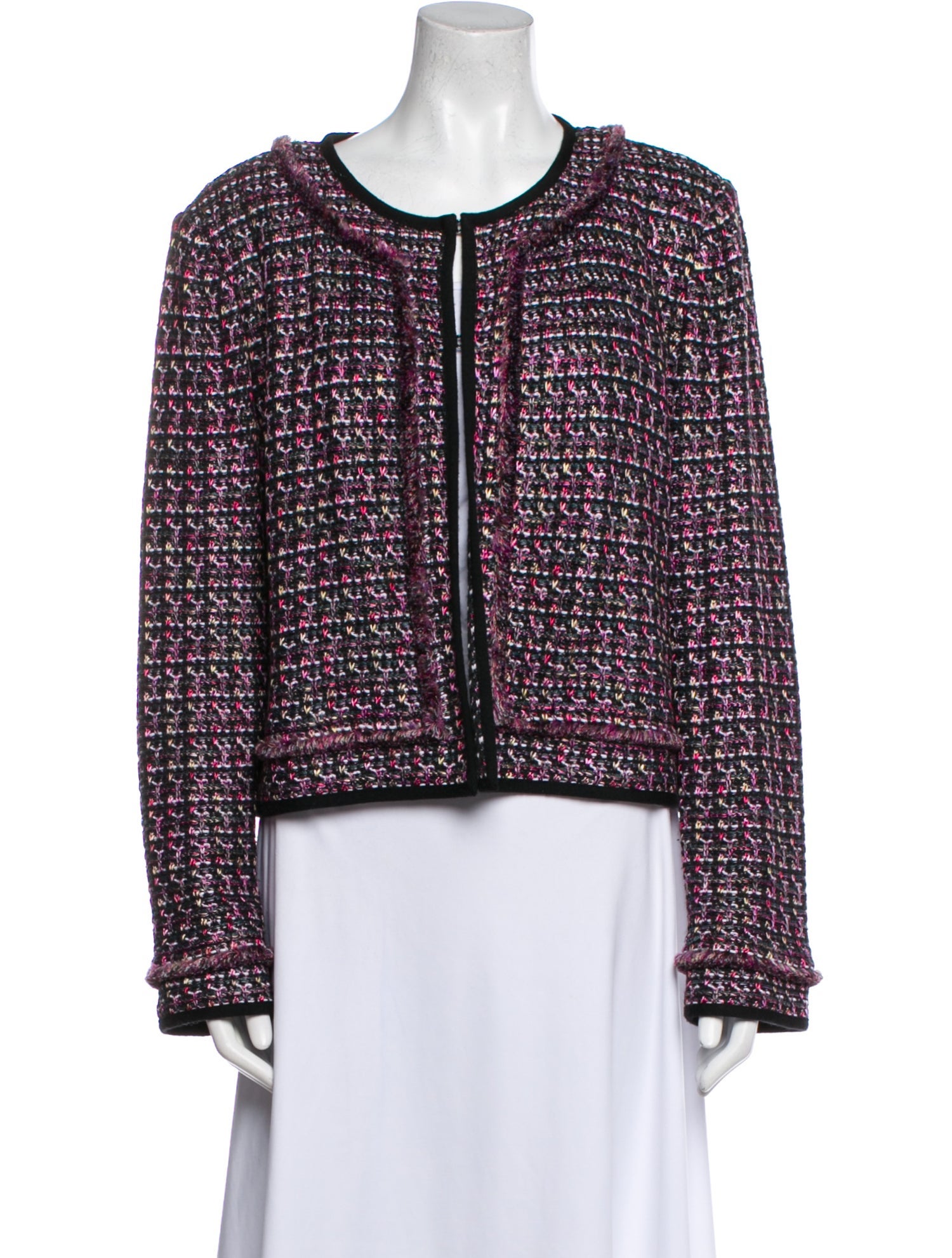 St. John Wool Tweed Pattern Evening Jacket