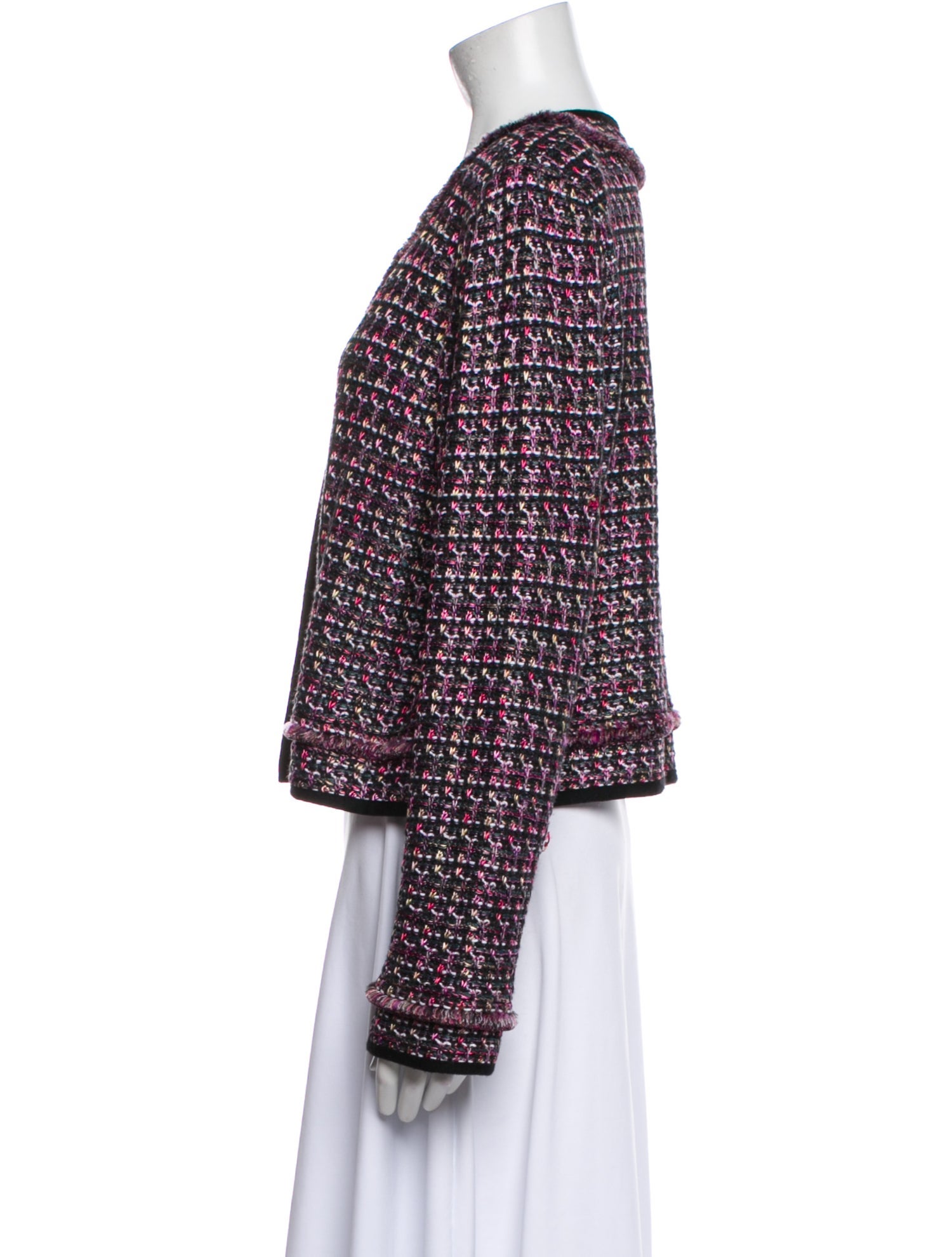 St. John Wool Tweed Pattern Evening Jacket