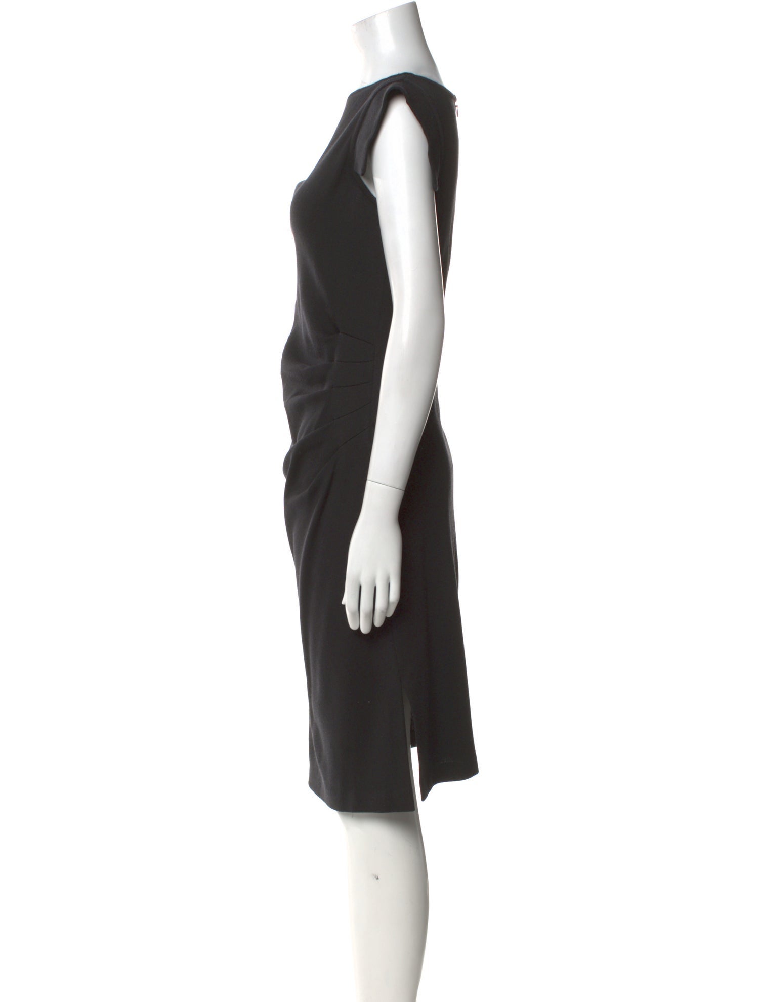 St. John Asymmetrical Knee-Length Dress