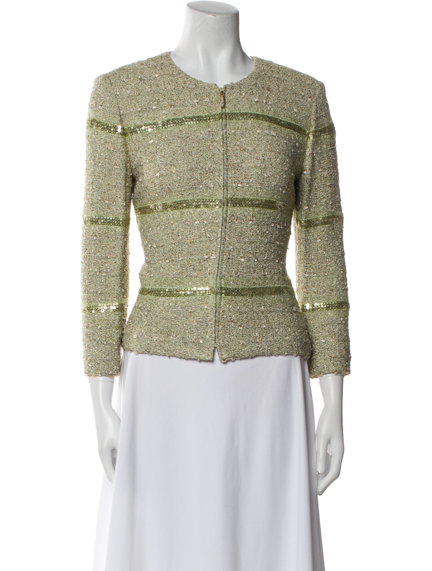 St. John Tweed Pattern Jacket