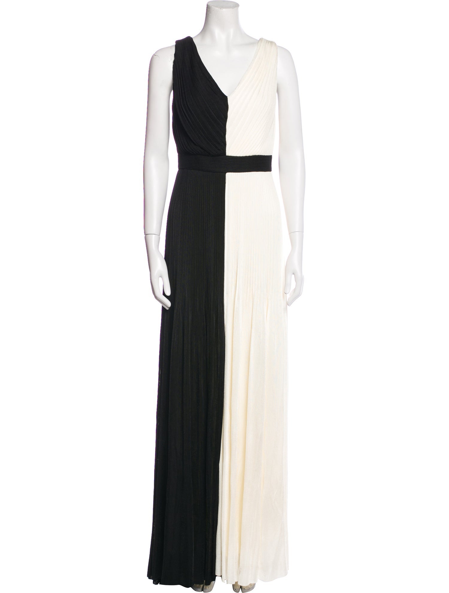 St. John V-Neck Long Dress w/ Tags