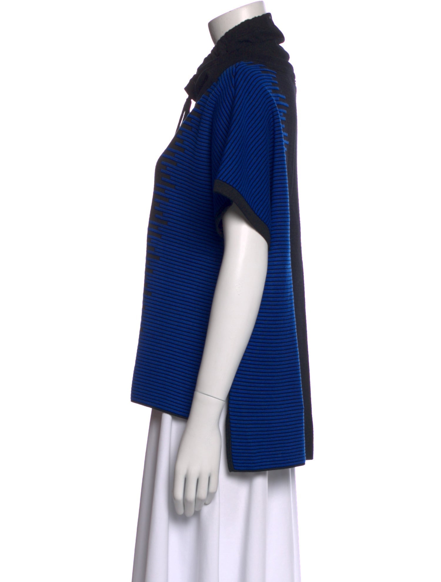 St. John Turtleneck Short Sleeve Sweatshirt