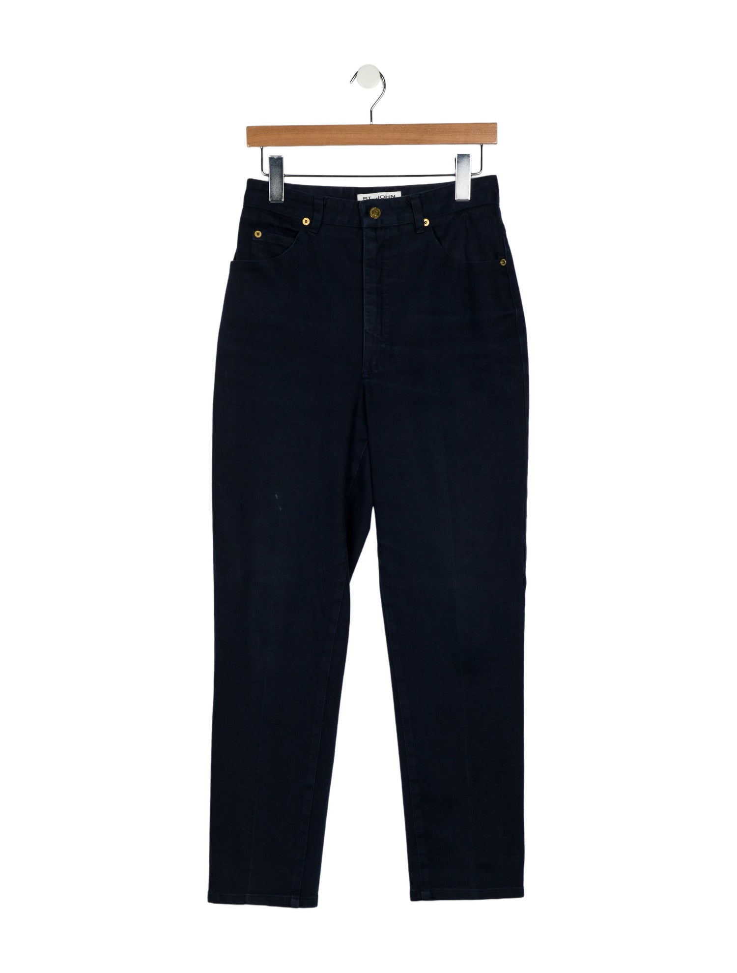 St. John High-Rise Straight Leg Jeans