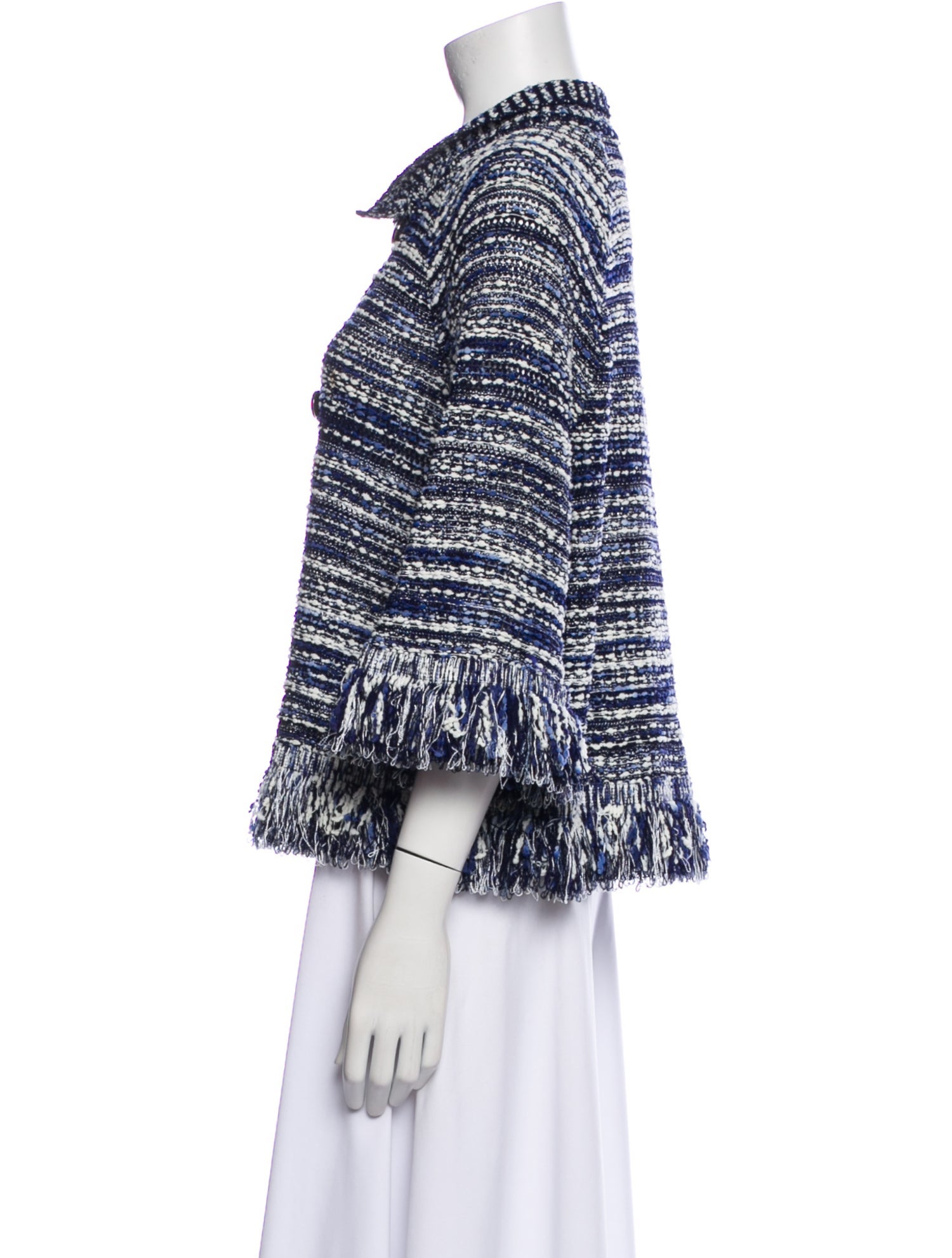 St. John Wool Tweed Pattern Evening Jacket