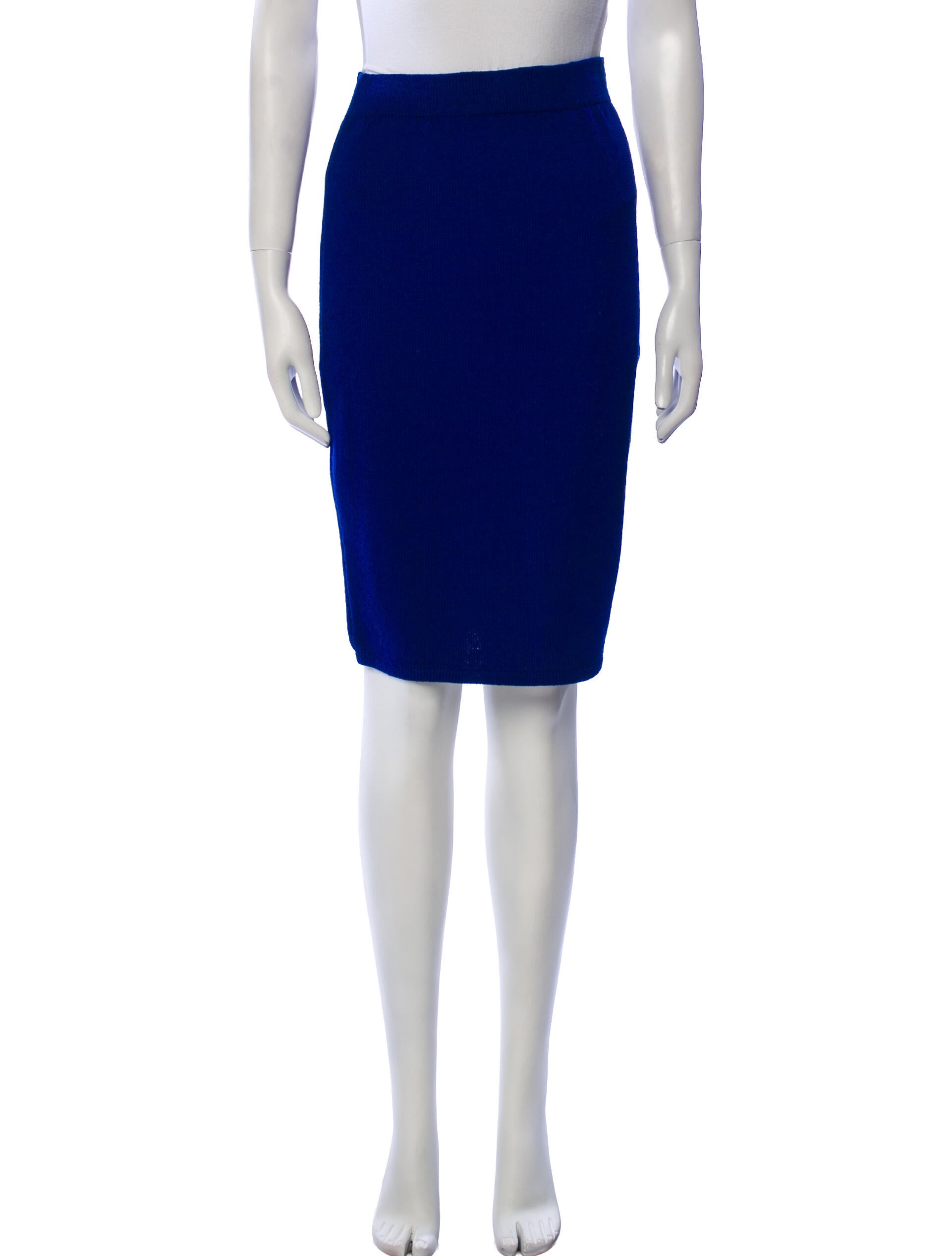 St. John Wool Knee-Length Skirt