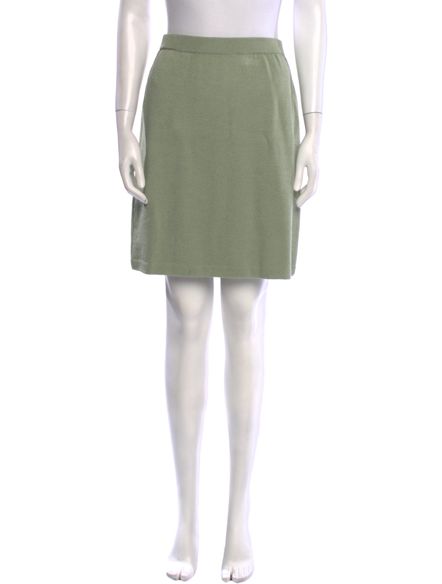 St. John Wool Knee-Length Skirt
