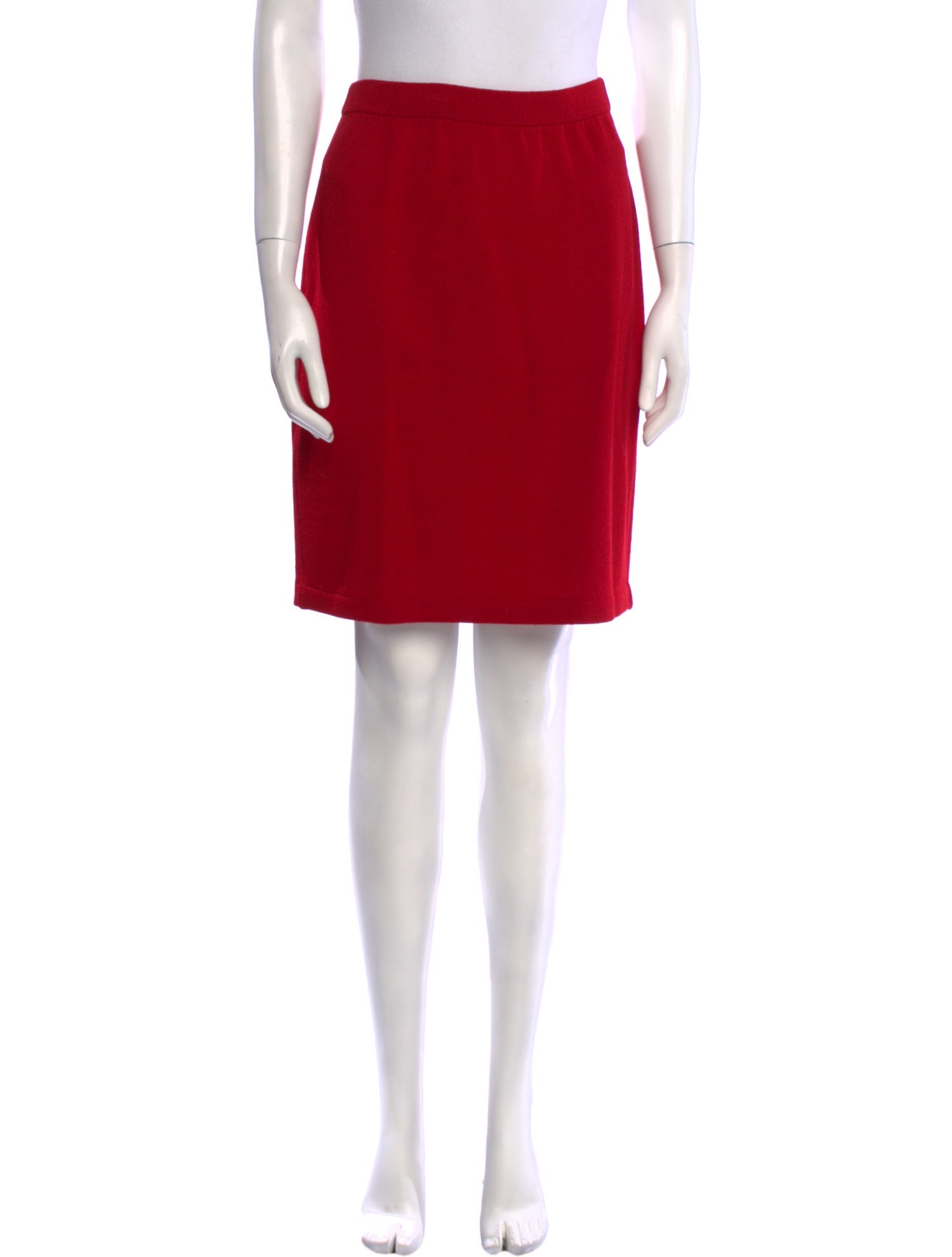 St. John Wool Knee-Length Skirt